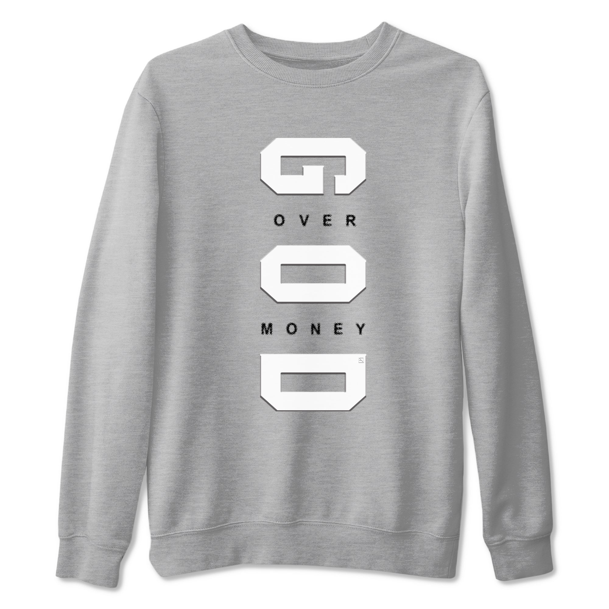 God Over Money snkmatch Tees - Air Jordan 9 Cool Grey