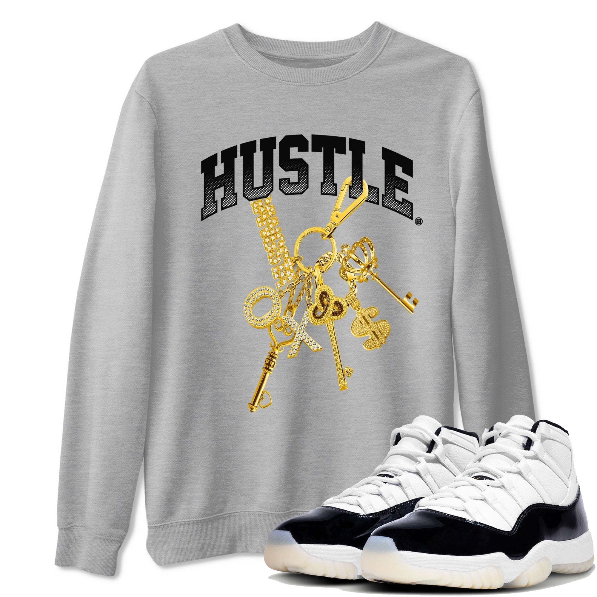 Gold Hustle snkmatch Tee - Air Jordan 11 Gratitude