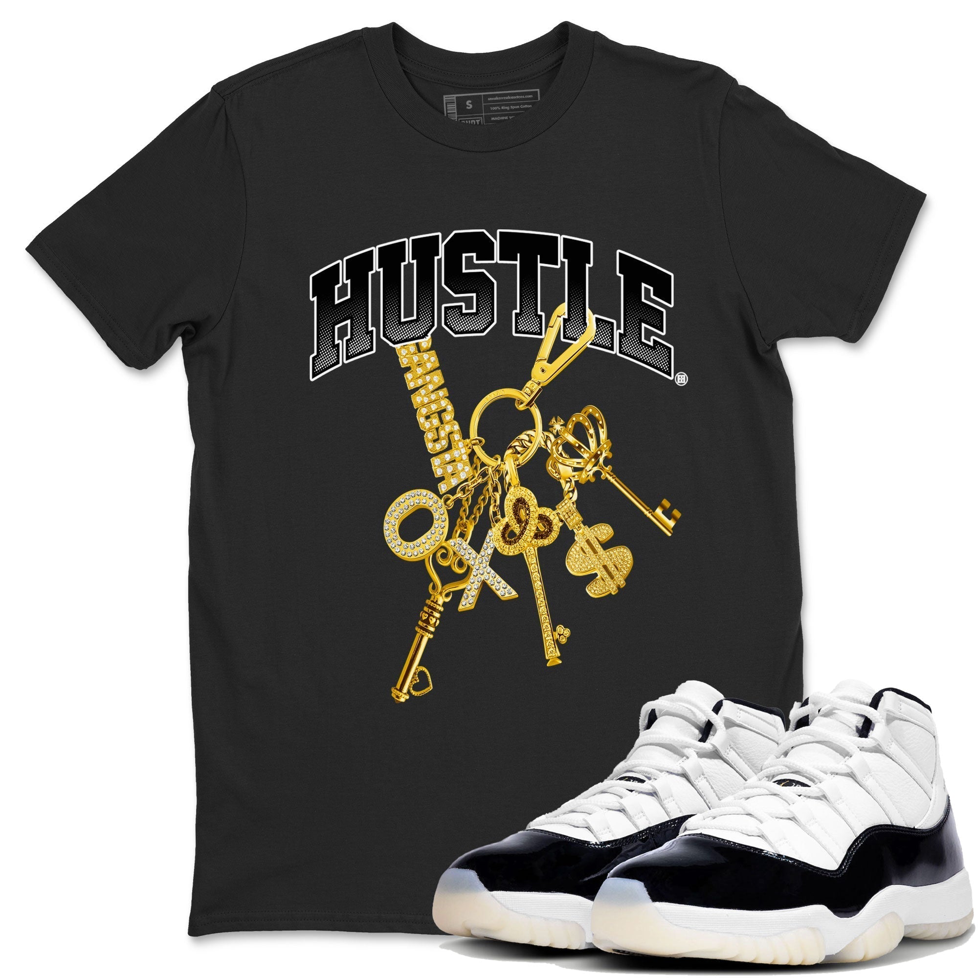 Gold Hustle snkmatch Tee - Air Jordan 11 Gratitude