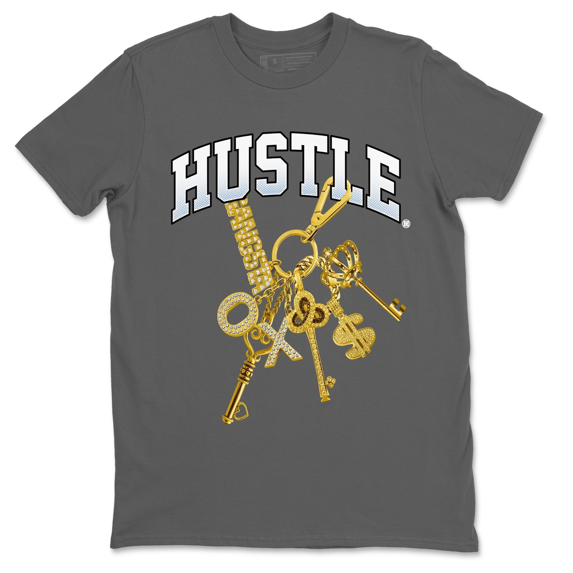 Gold Hustle Unisex Tops - Air Jordan 11 White Cement