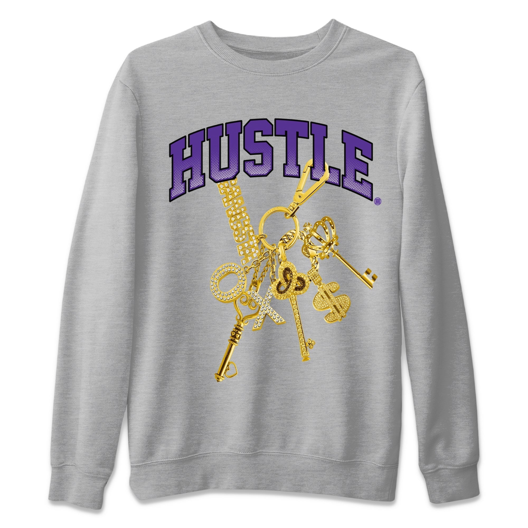 Gold Hustle Unisex Tops - Air Jordan 12 Field Purple