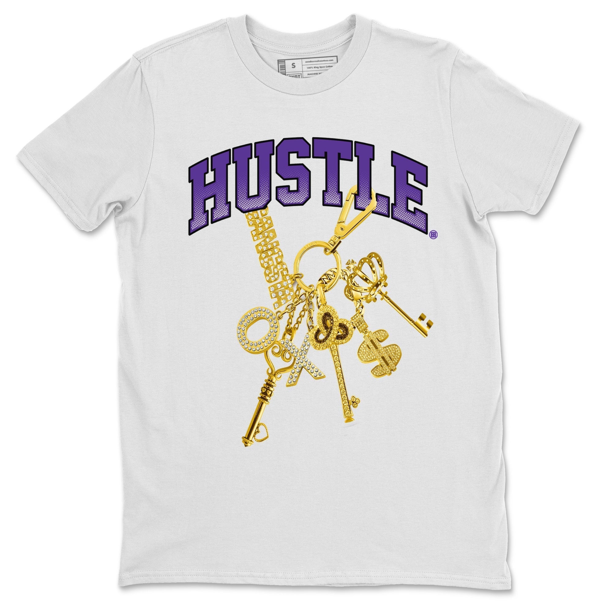 Gold Hustle Unisex Tops - Air Jordan 12 Field Purple
