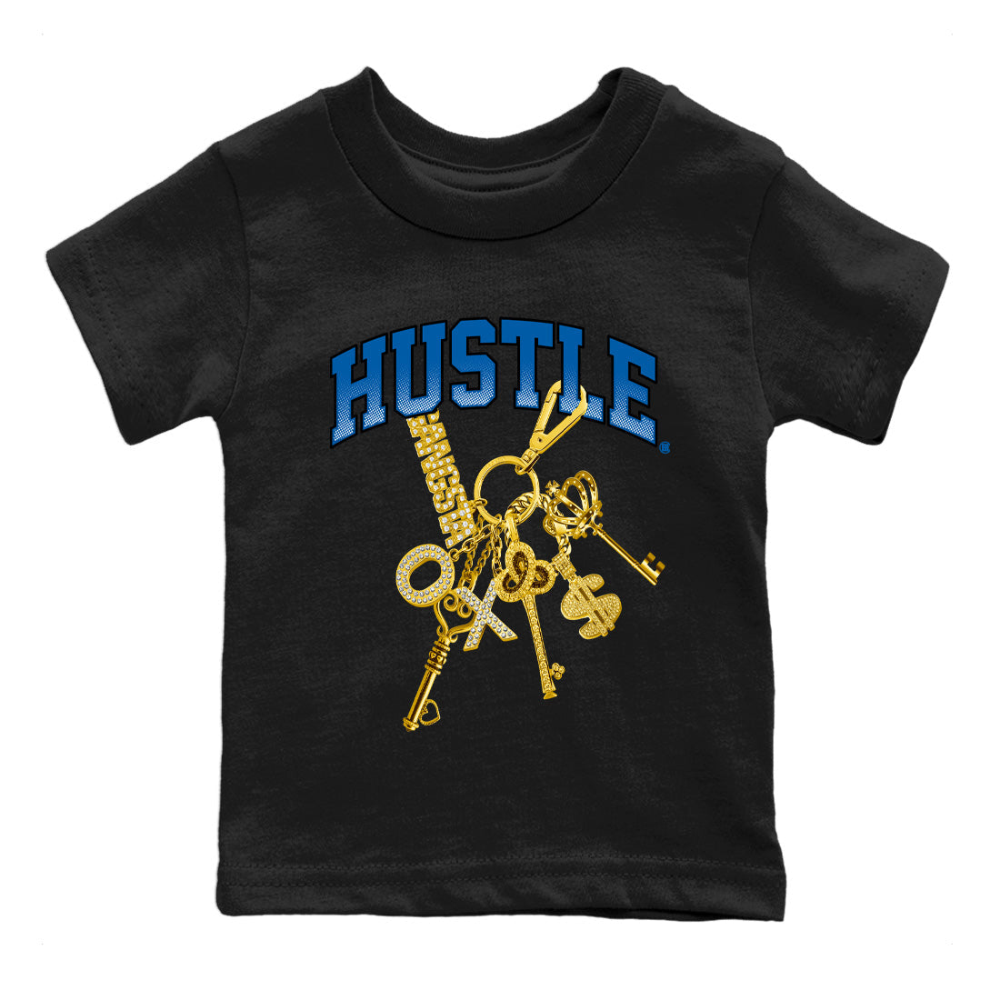 Gold Hustle Kids Tops - Air Jordan 3 Wizards