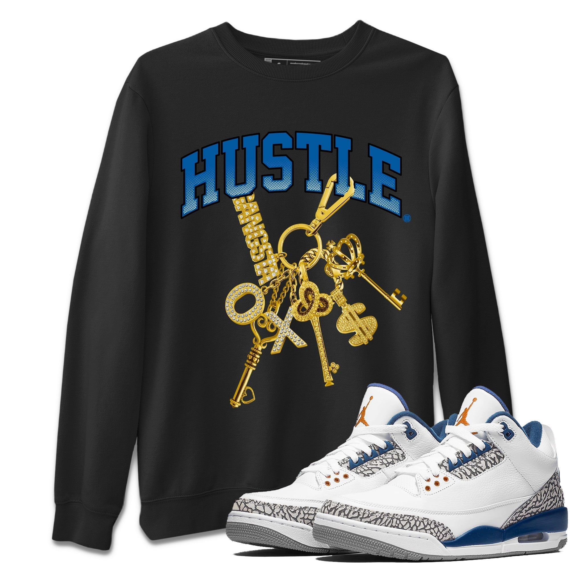 Gold Hustle Unisex Tops - Air Jordan 3 Wizards
