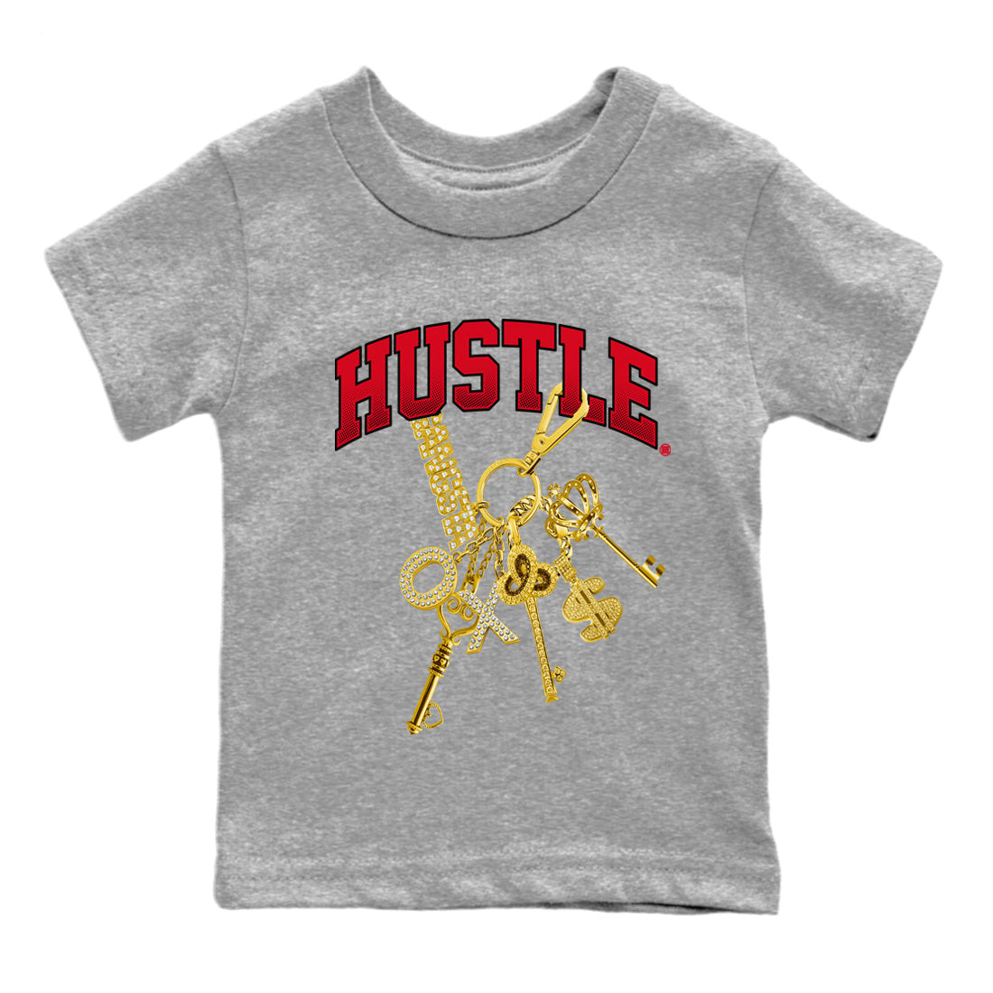 Gold Hustle Kids Tops - Air Jordan 6 Toro Bravo