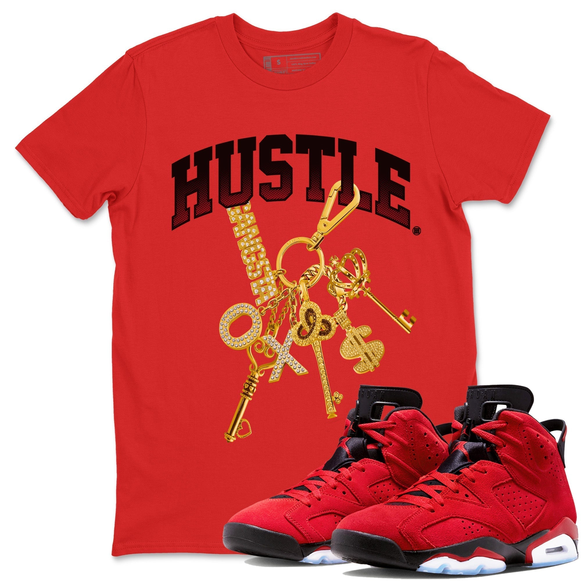Gold Hustle Unisex Tops - Air Jordan 6 Toro Bravo