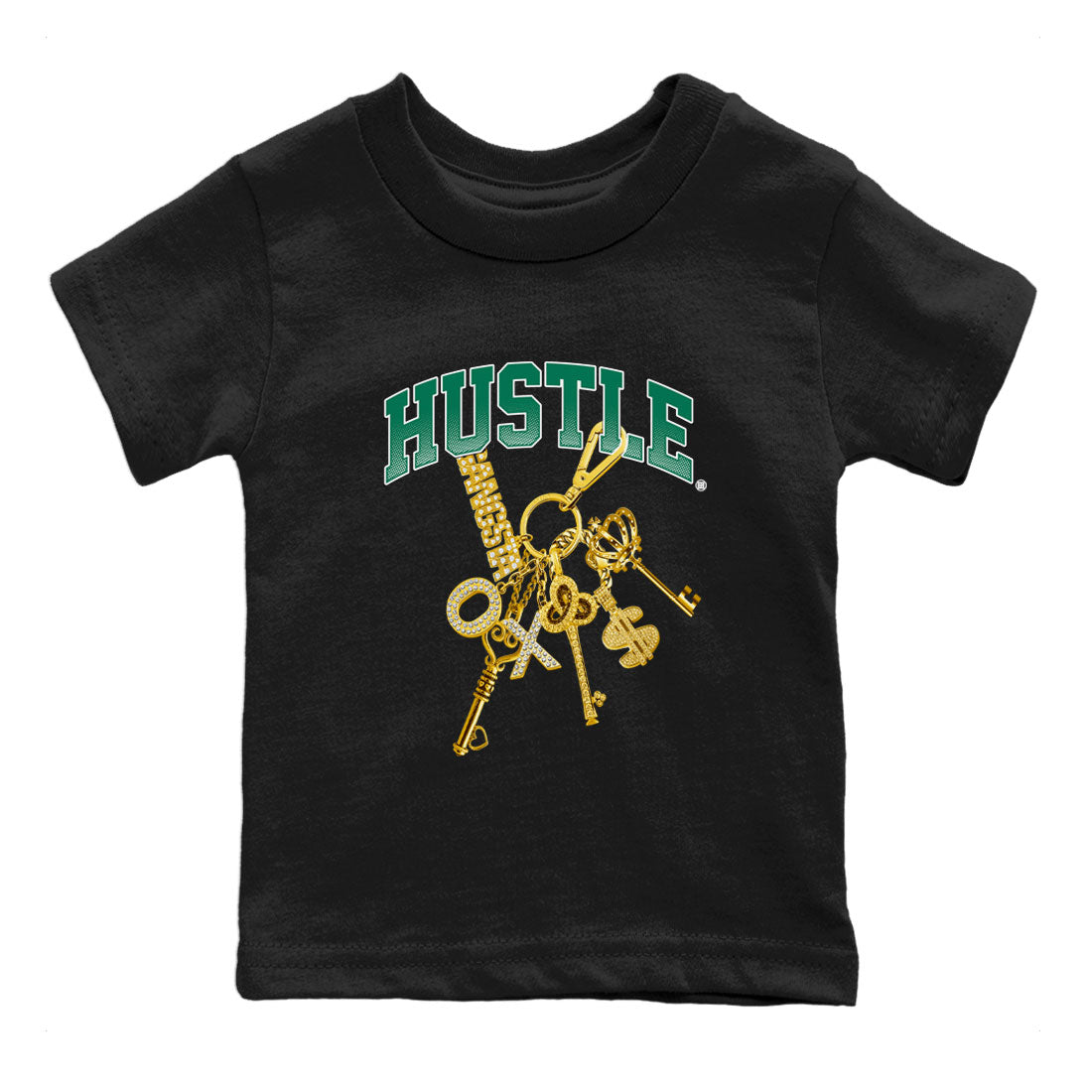 Gold Hustle snkmatch Tee Kids - Samba Collegiate Green Gum