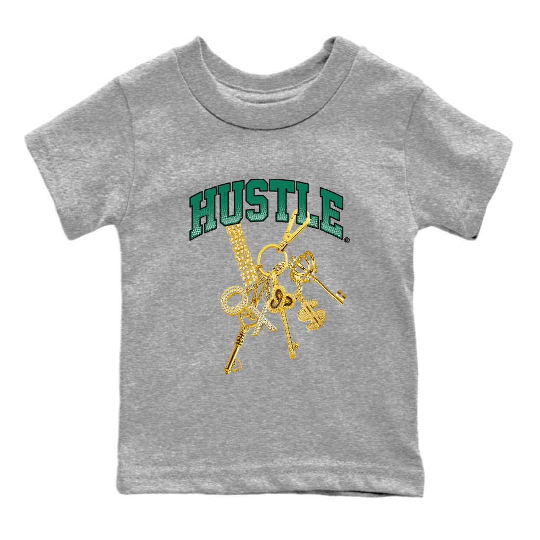 Gold Hustle snkmatch Tee Kids - Samba Collegiate Green Gum