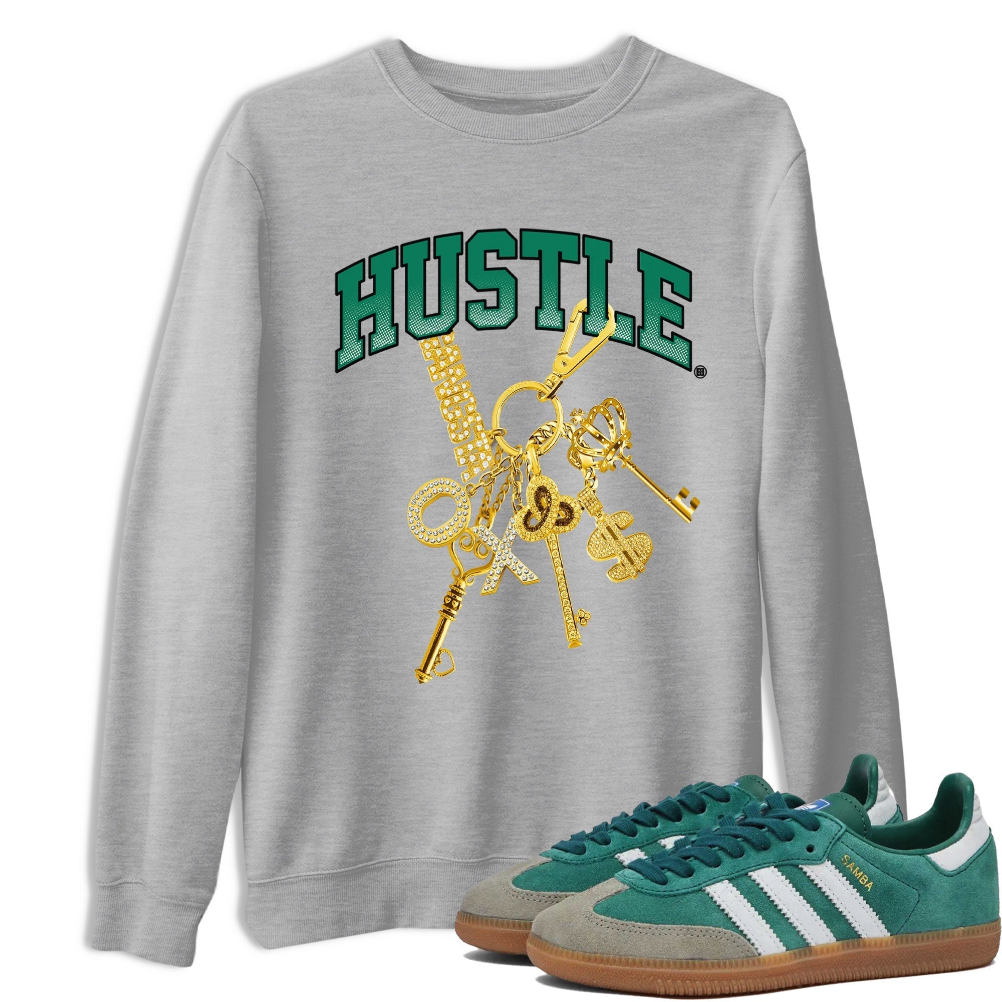 Gold Hustle snkmatch Tee - Samba Collegiate Green Gum