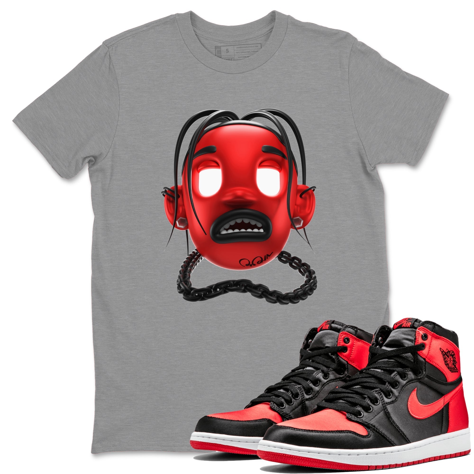Goosebumps Boy Unisex Tops - Air Jordan 1 Satin Bred