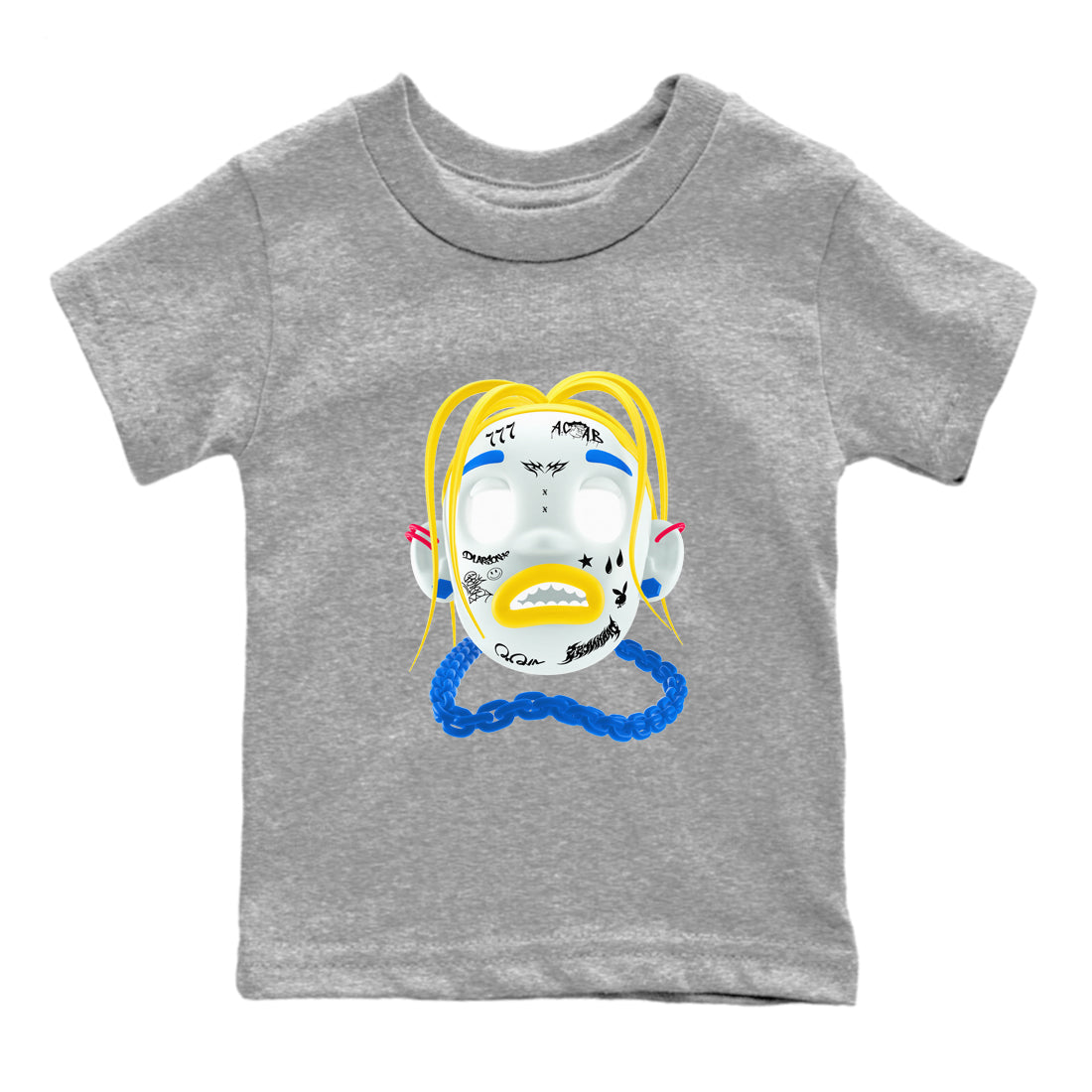 Goosebumps Boy snkmatch Tees Kids - Air Jordan 1 Travis Scott Canary