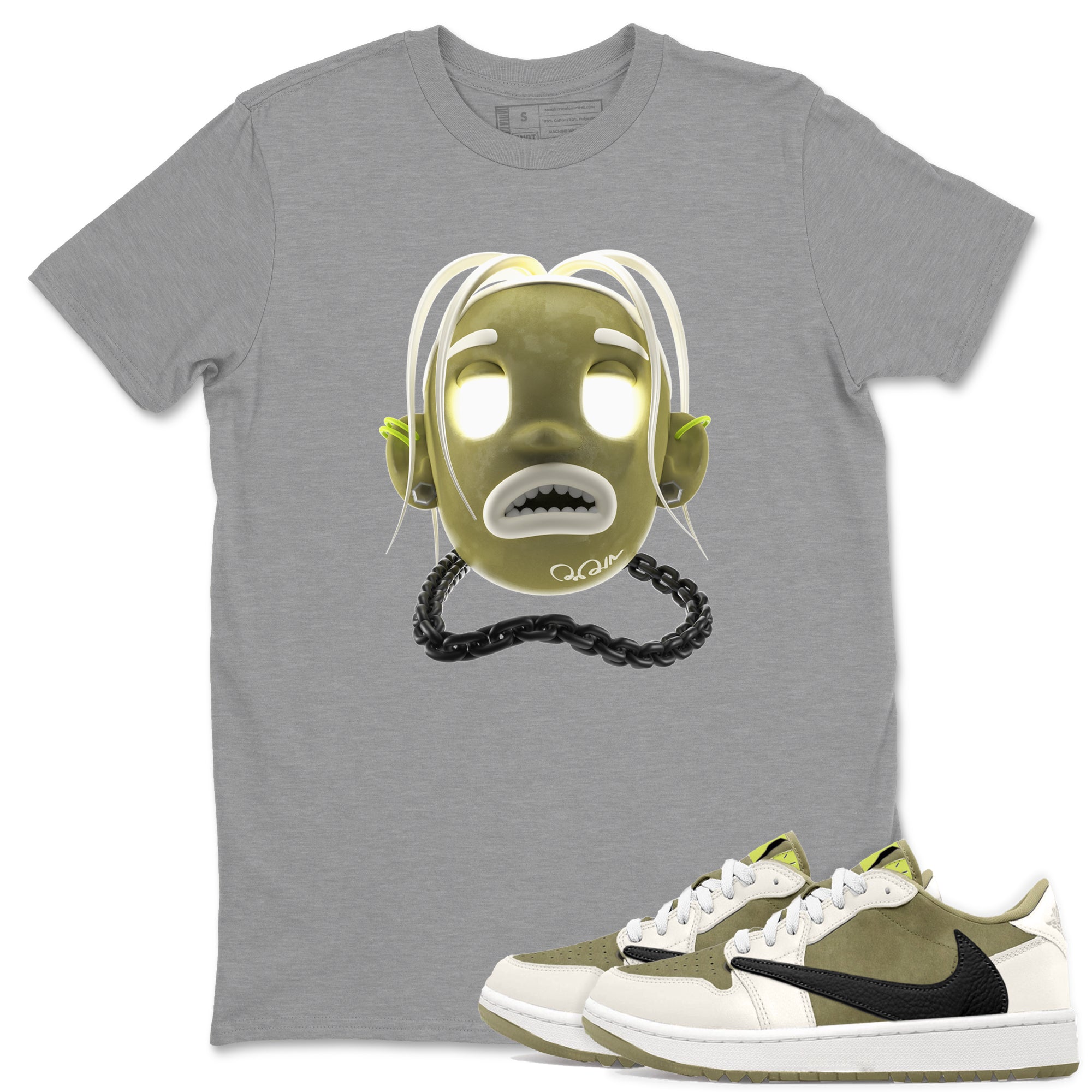 Goosebumps Boy snkmatch Tee - Air Jordan 1 Travis Scott Golf