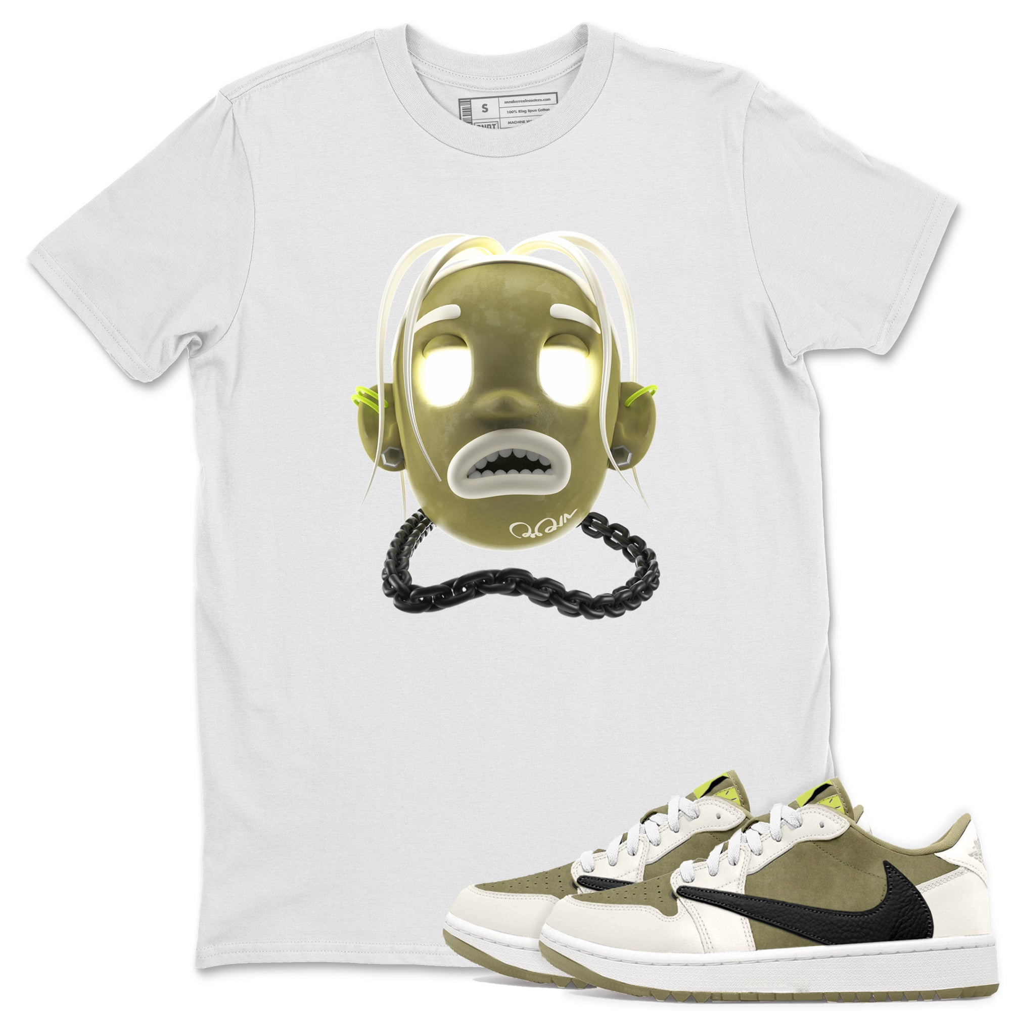 Goosebumps Boy snkmatch Tee - Air Jordan 1 Travis Scott Golf