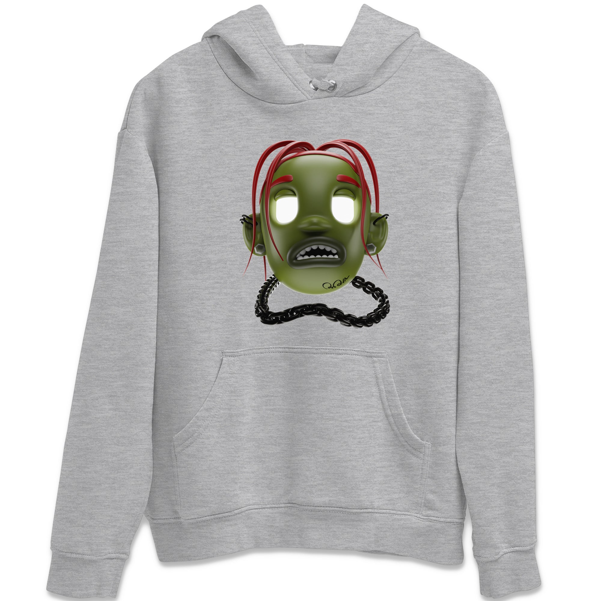 Goosebumps Boy Unisex Tops - Air Jordan 1 Travis Scott Olive