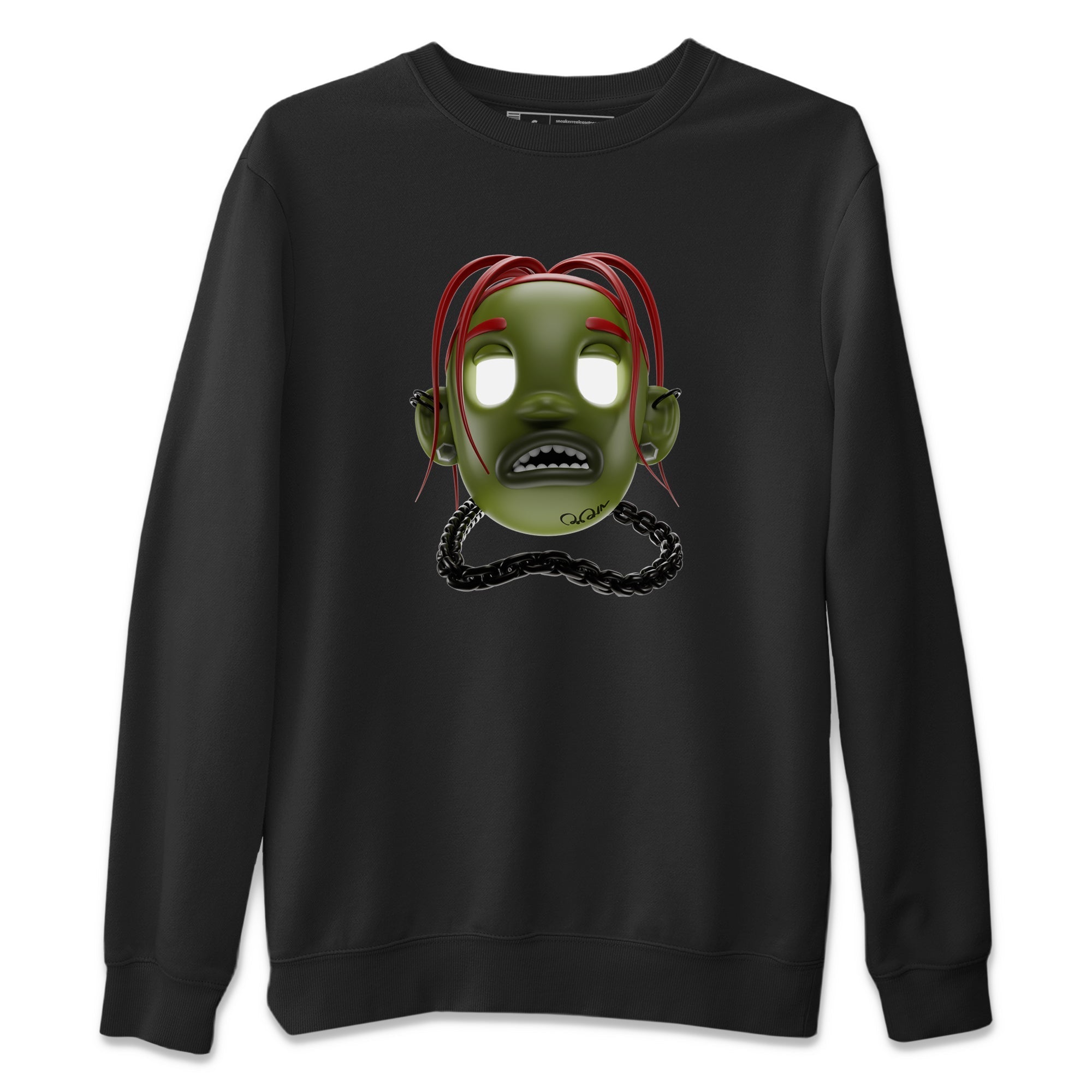 Goosebumps Boy Unisex Tops - Air Jordan 1 Travis Scott Olive