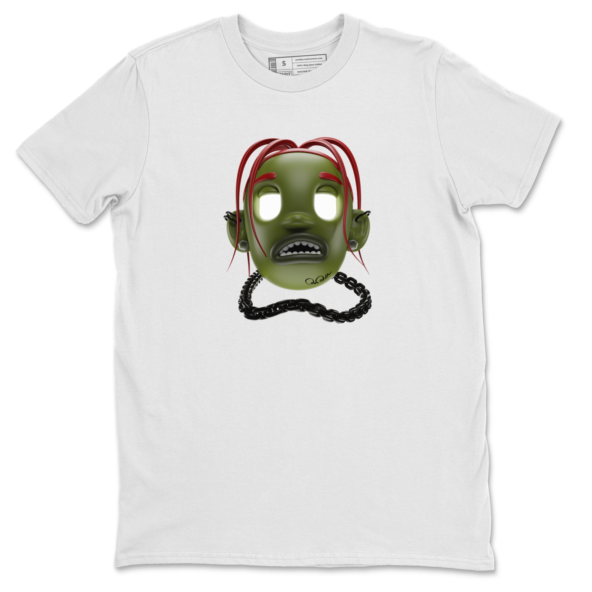 Goosebumps Boy Unisex Tops - Air Jordan 1 Travis Scott Olive