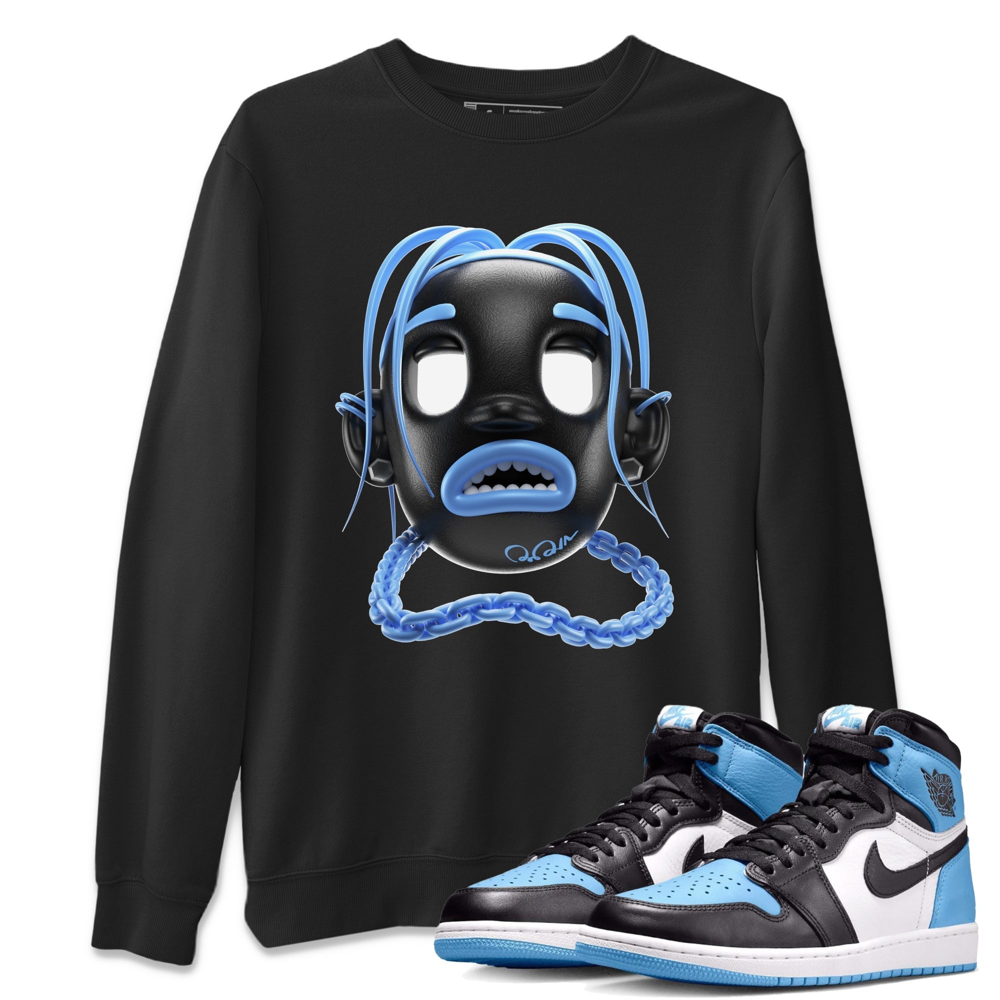 Goosebumps Boy Unisex Tops - Air Jordan 1 UNC Toe