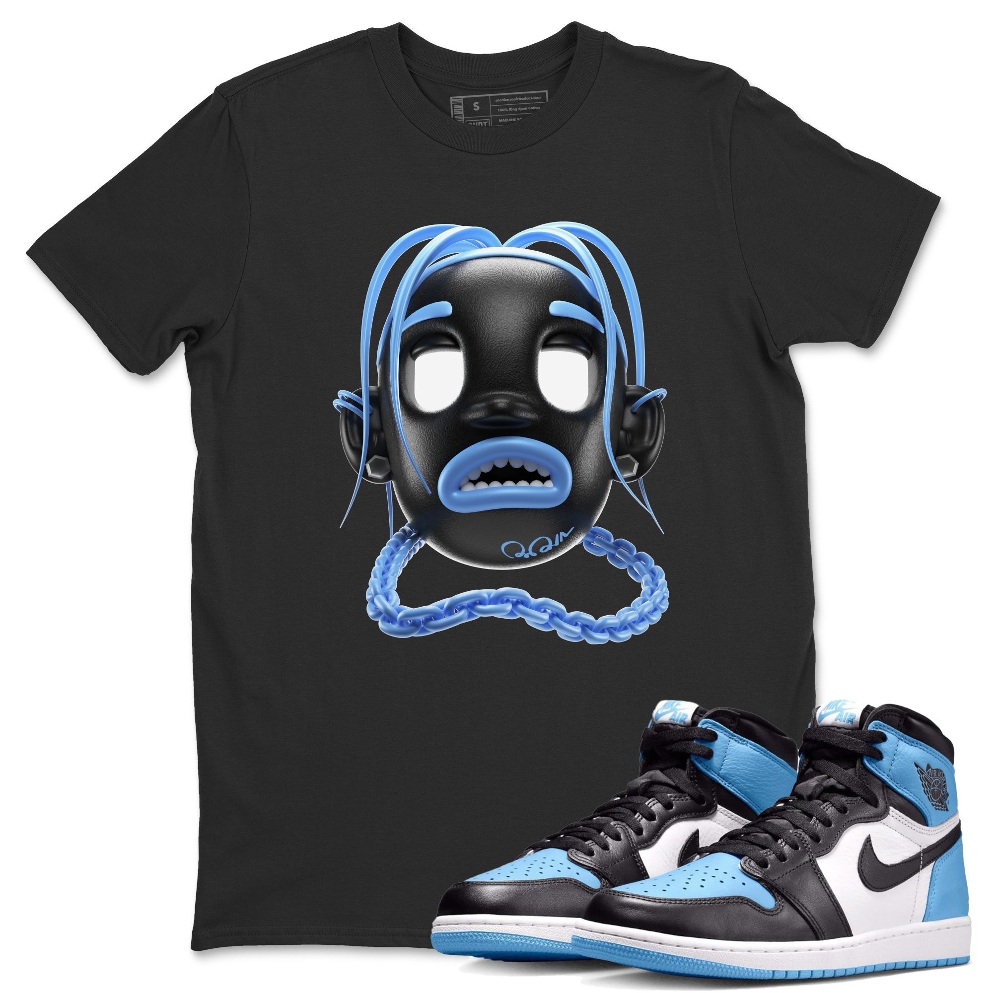 Goosebumps Boy Unisex Tops - Air Jordan 1 UNC Toe