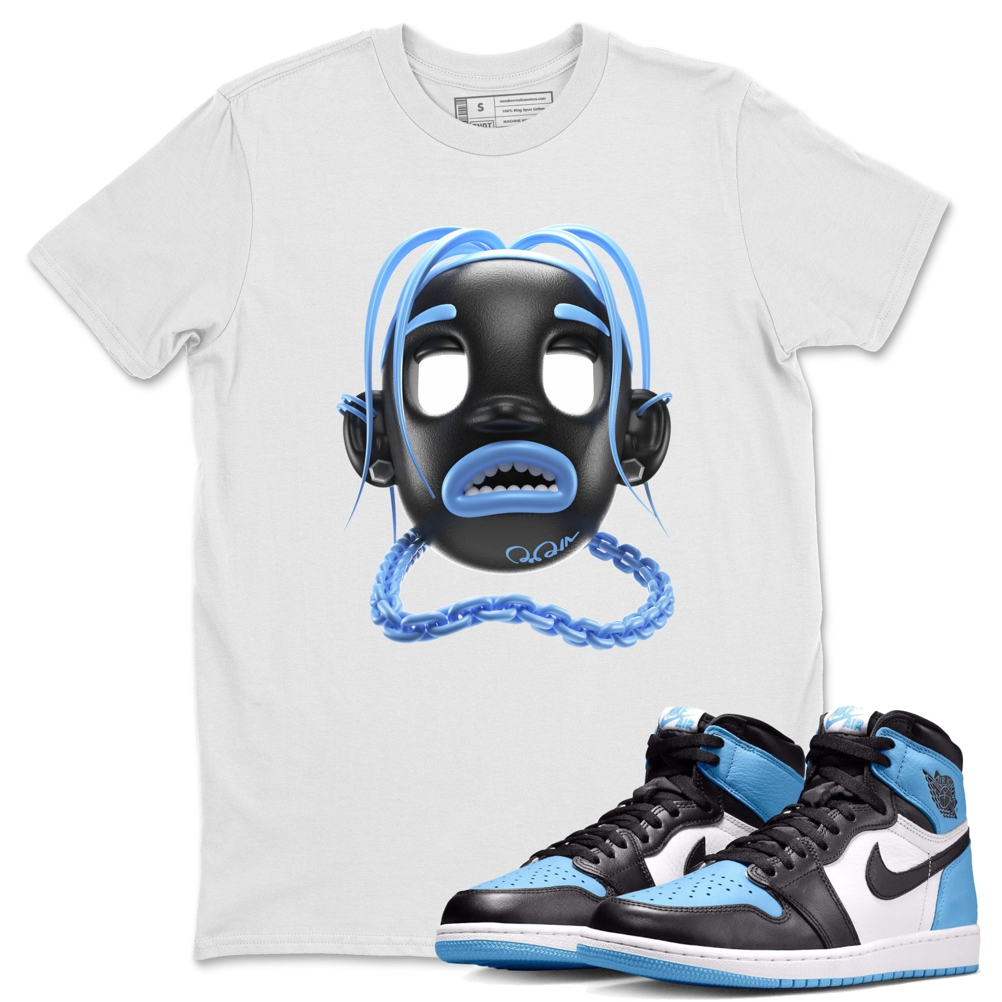 Goosebumps Boy Unisex Tops - Air Jordan 1 UNC Toe