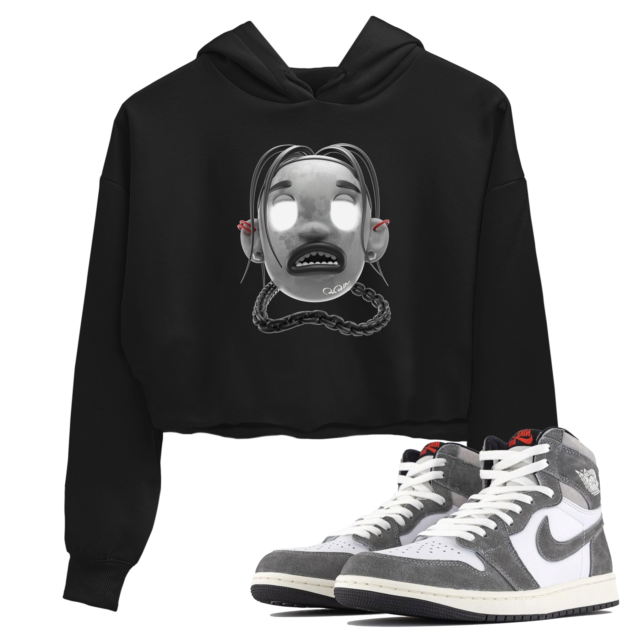 Goosebumps Boy Women's Tops - Air Jordan 1 Washed Heritage