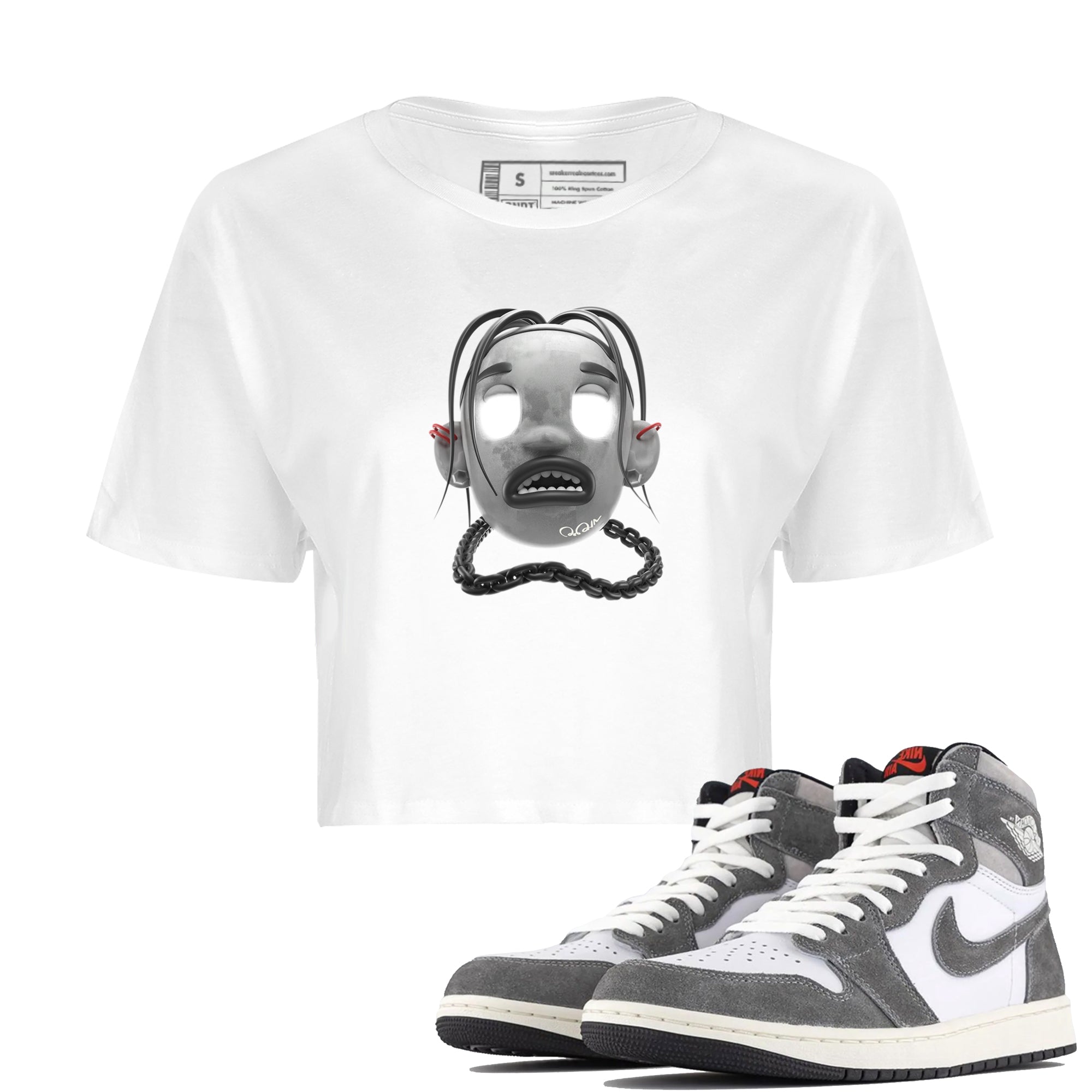 Goosebumps Boy Women's Tops - Air Jordan 1 Washed Heritage