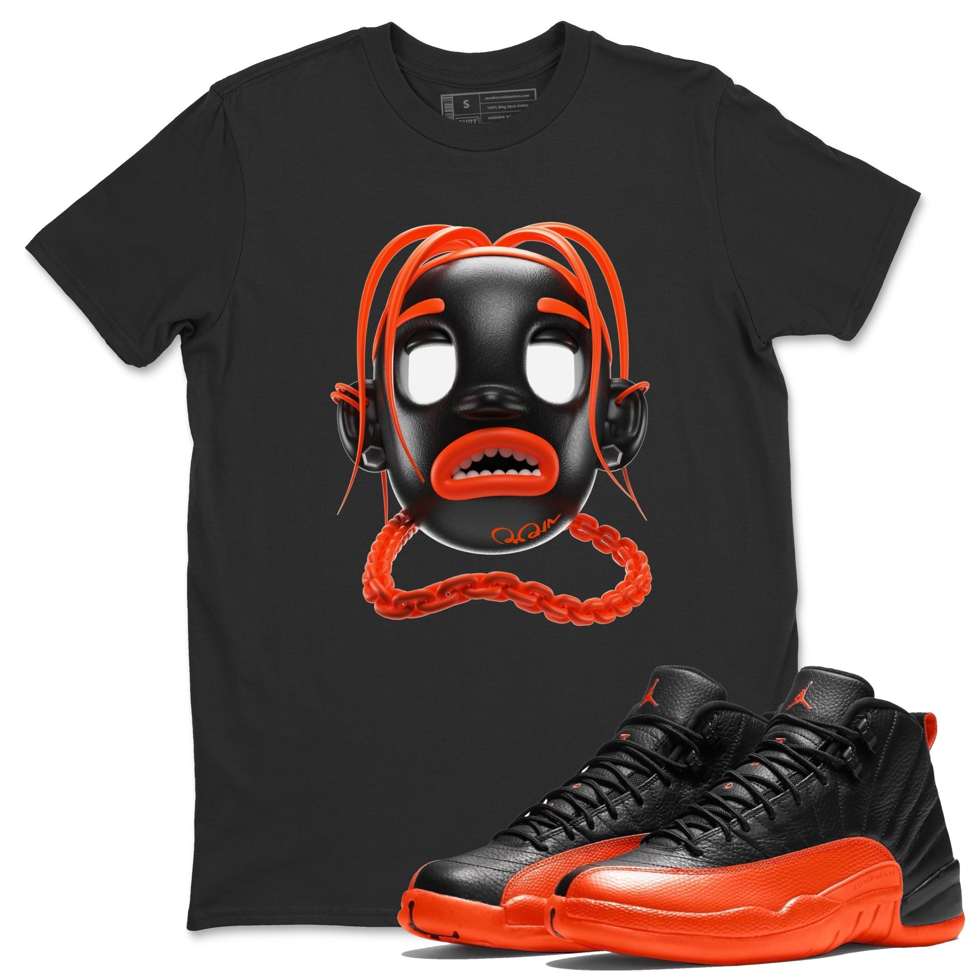 Goosebumps Boy Unisex Tops - Air Jordan 12 Brilliant Orange