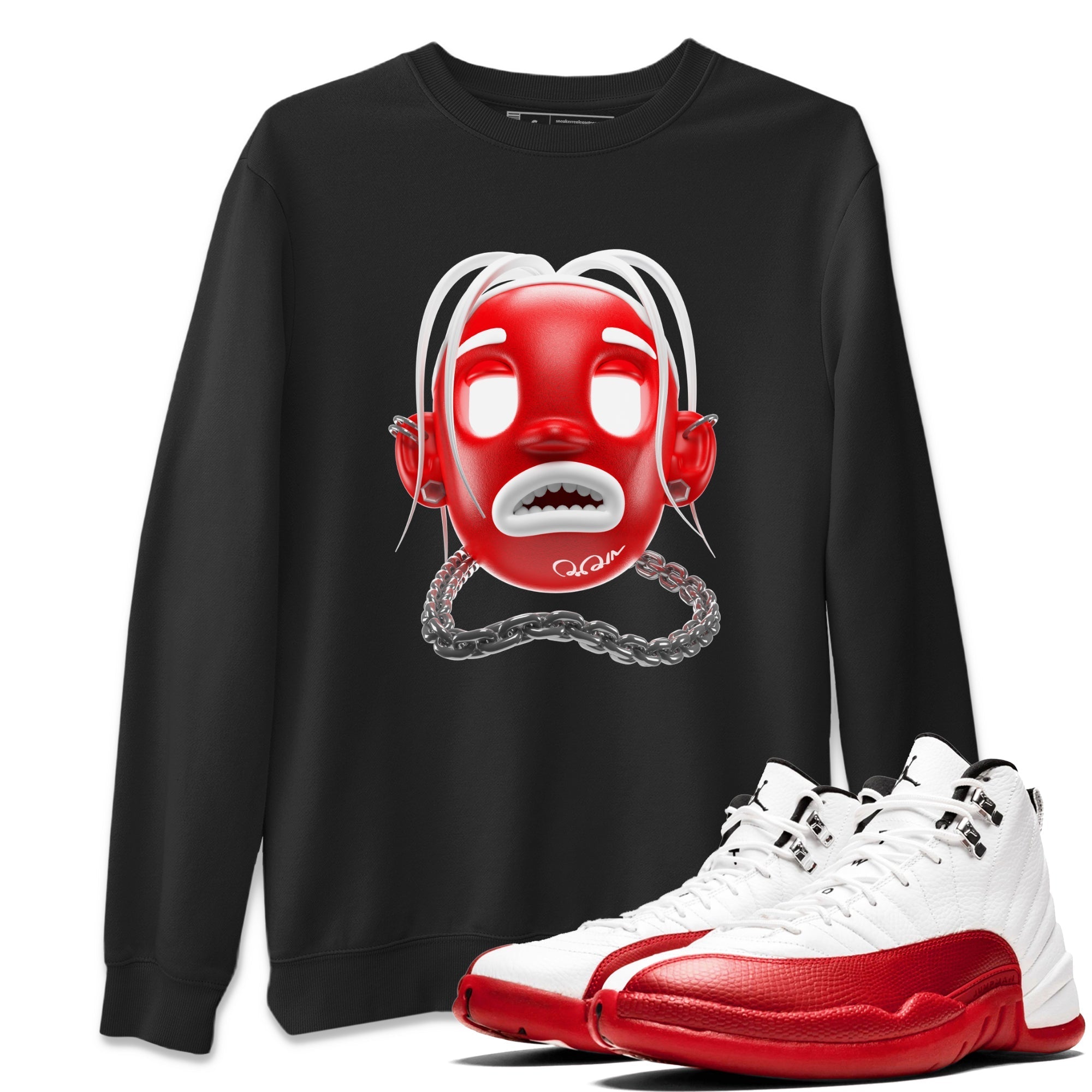 Goosebumps Boy Unisex Tops - Air Jordan 12 Cherry