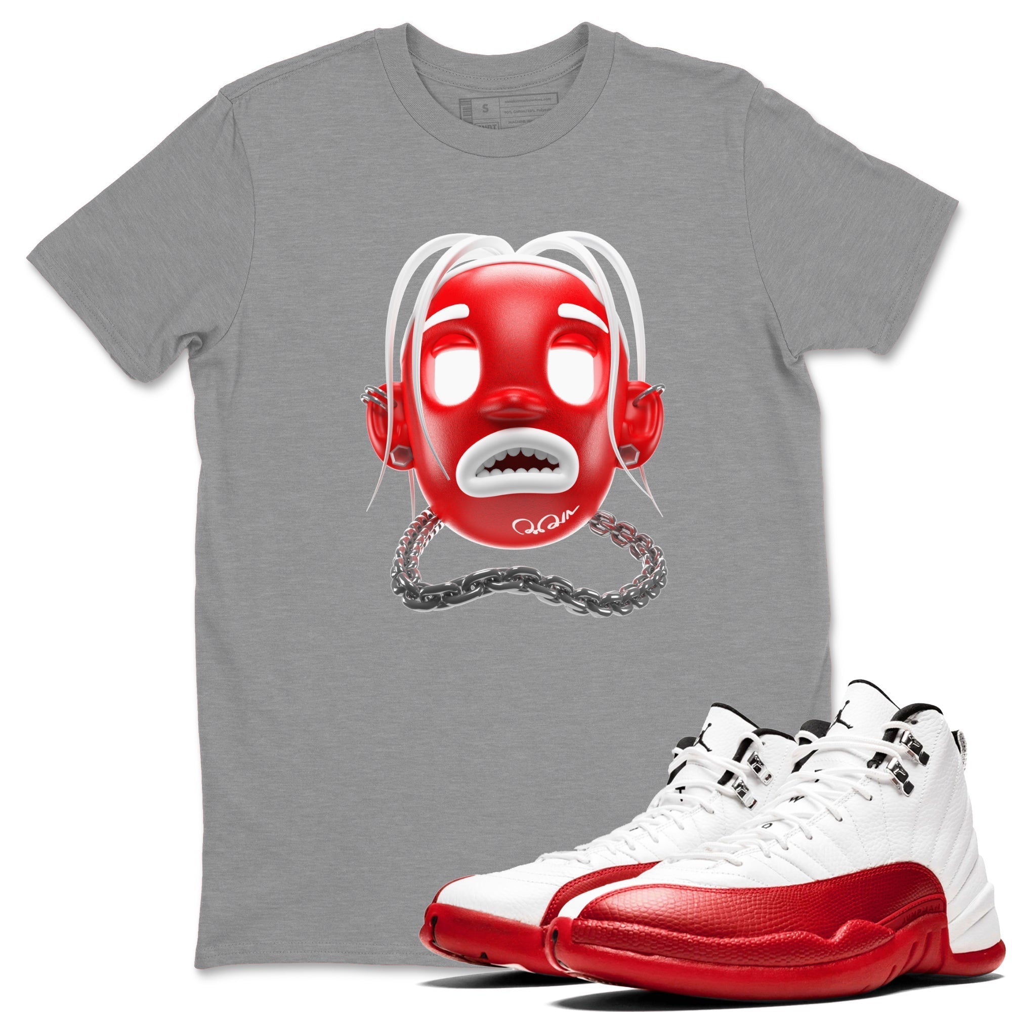 Goosebumps Boy Unisex Tops - Air Jordan 12 Cherry