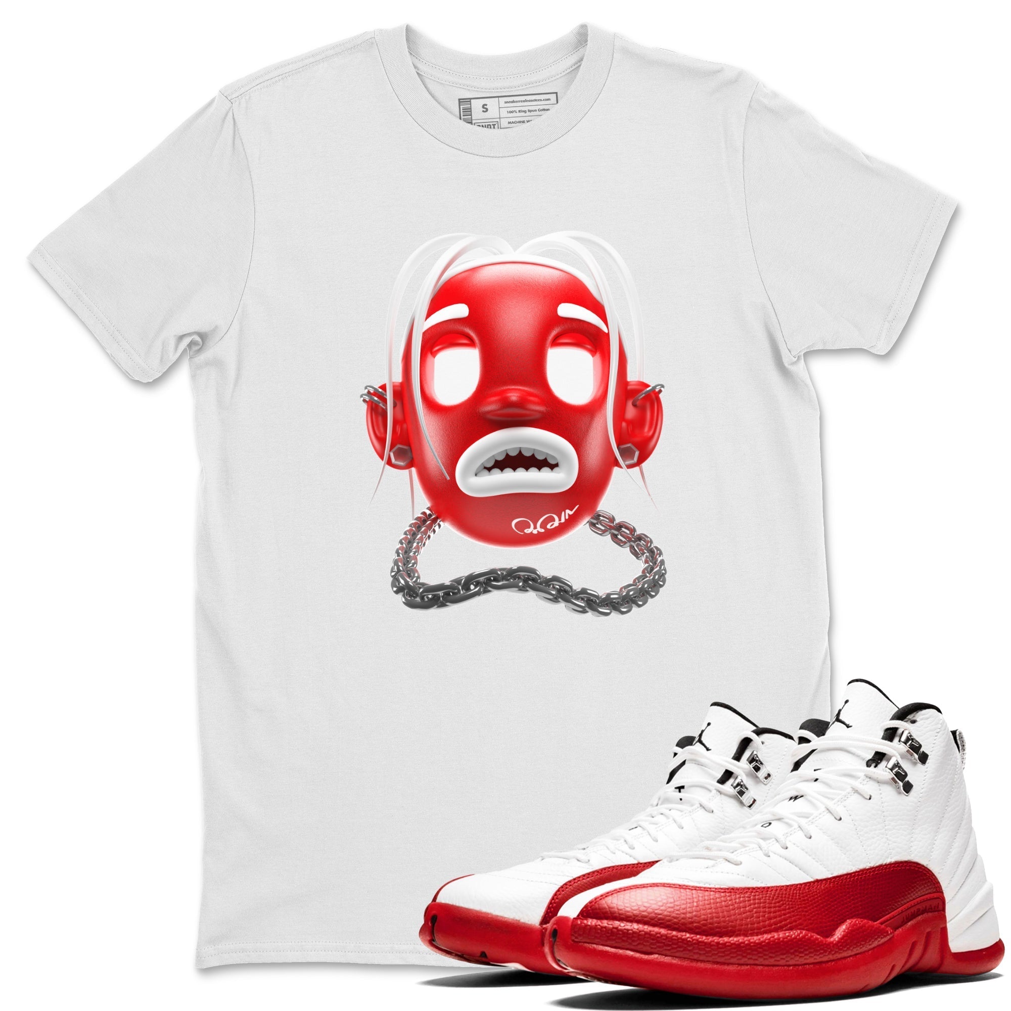 Goosebumps Boy Unisex Tops - Air Jordan 12 Cherry
