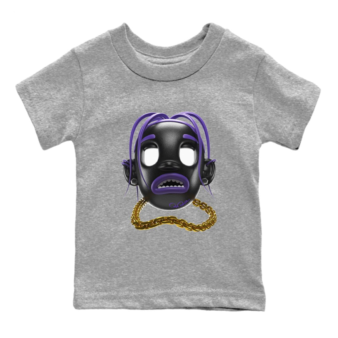 Goosebumps Boy Kids Tops - Air Jordan 12 Field Purple