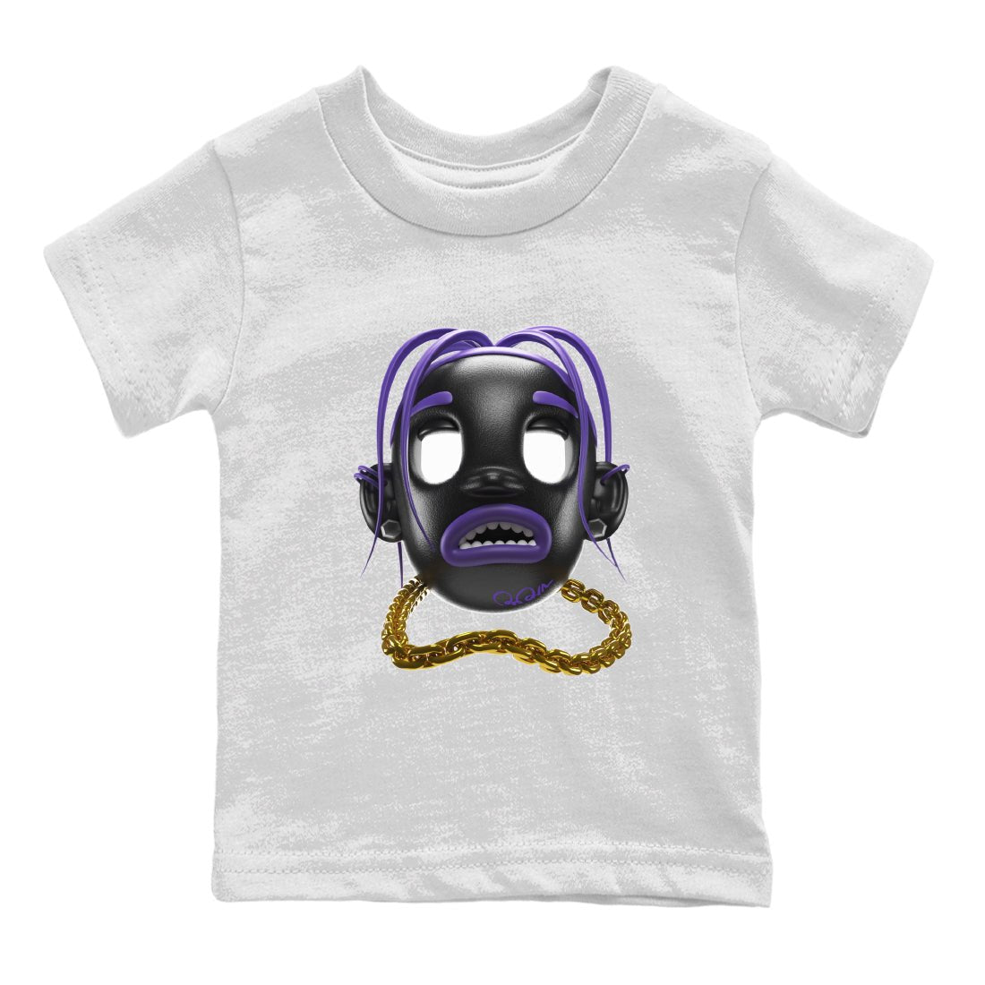 Goosebumps Boy Kids Tops - Air Jordan 12 Field Purple