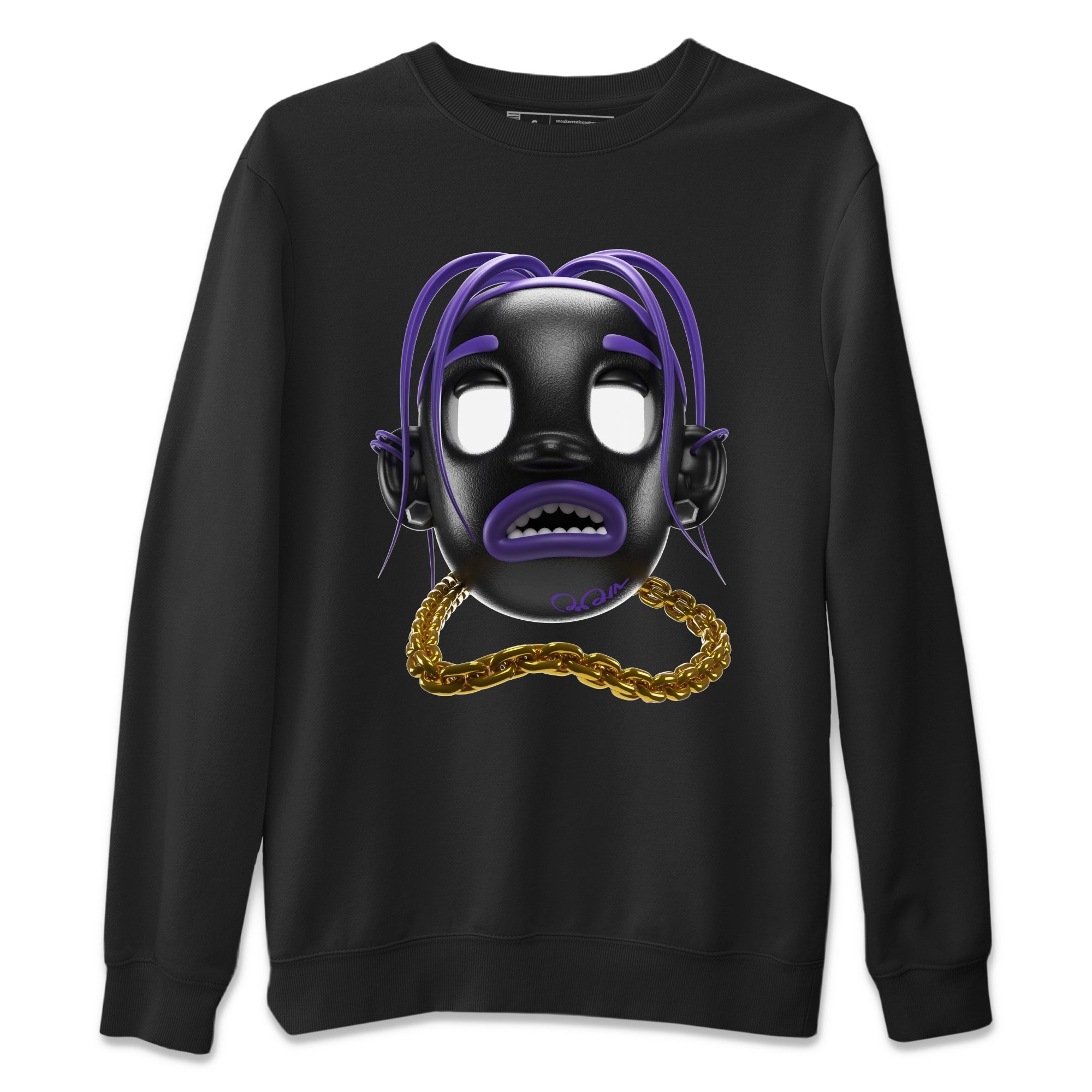 Goosebumps Boy Unisex Tops - Air Jordan 12 Field Purple
