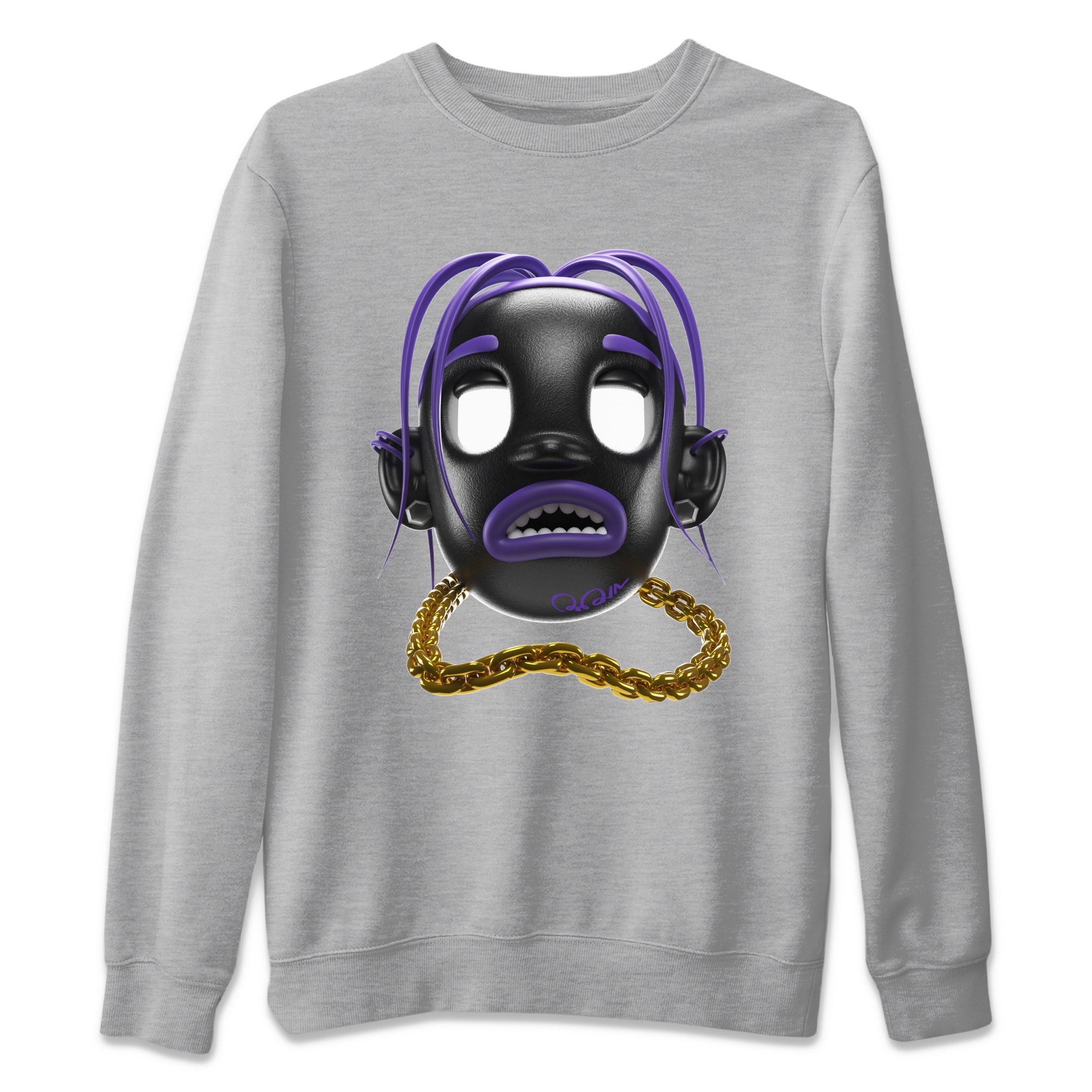 Goosebumps Boy Unisex Tops - Air Jordan 12 Field Purple