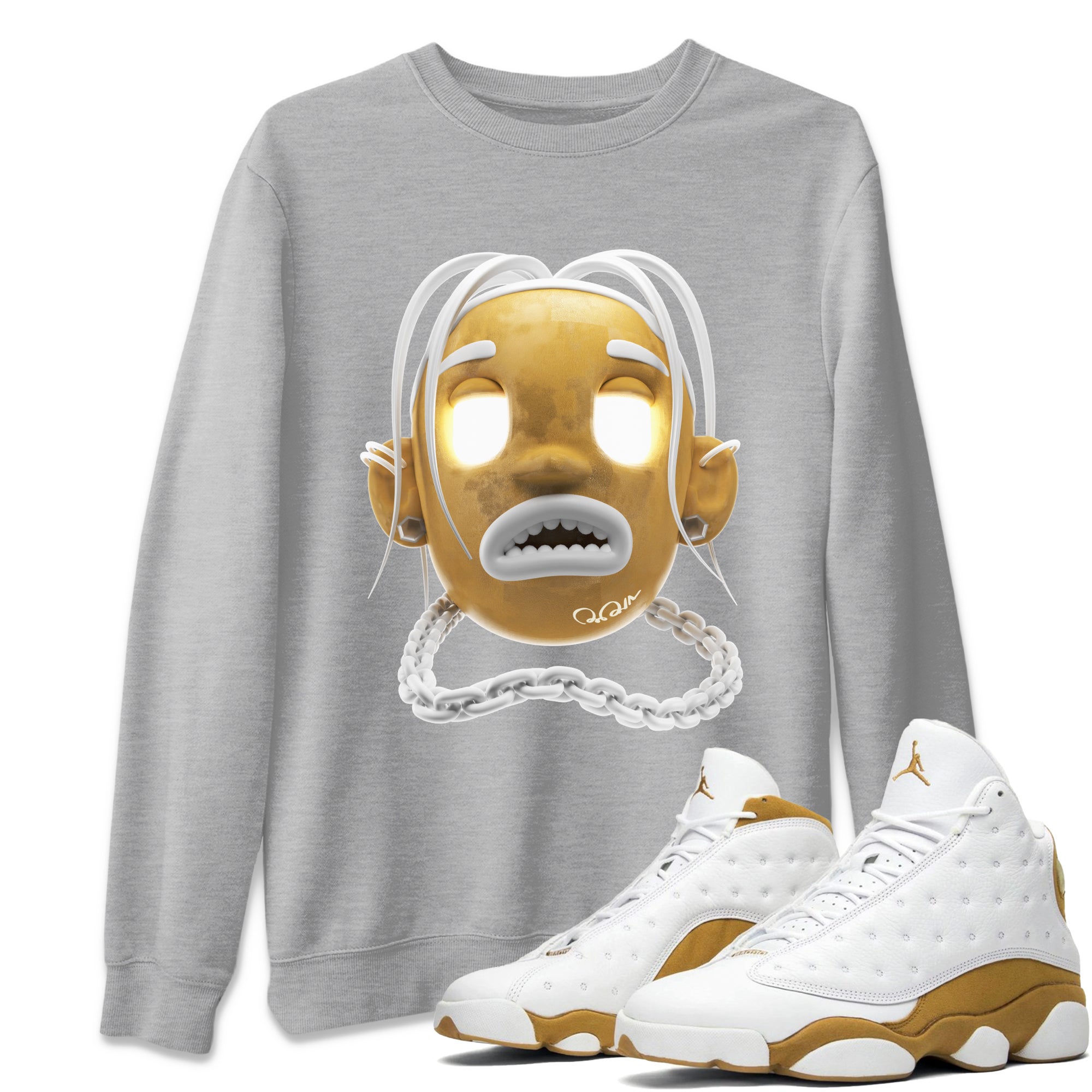 Goosebumps Boy Unisex Tops - Air Jordan 13 Wheat