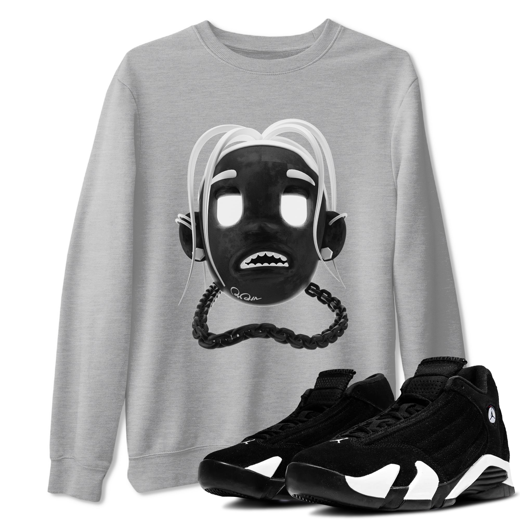 Goosebumps Boy snkmatch Tee - Air Jordan 14 Panda