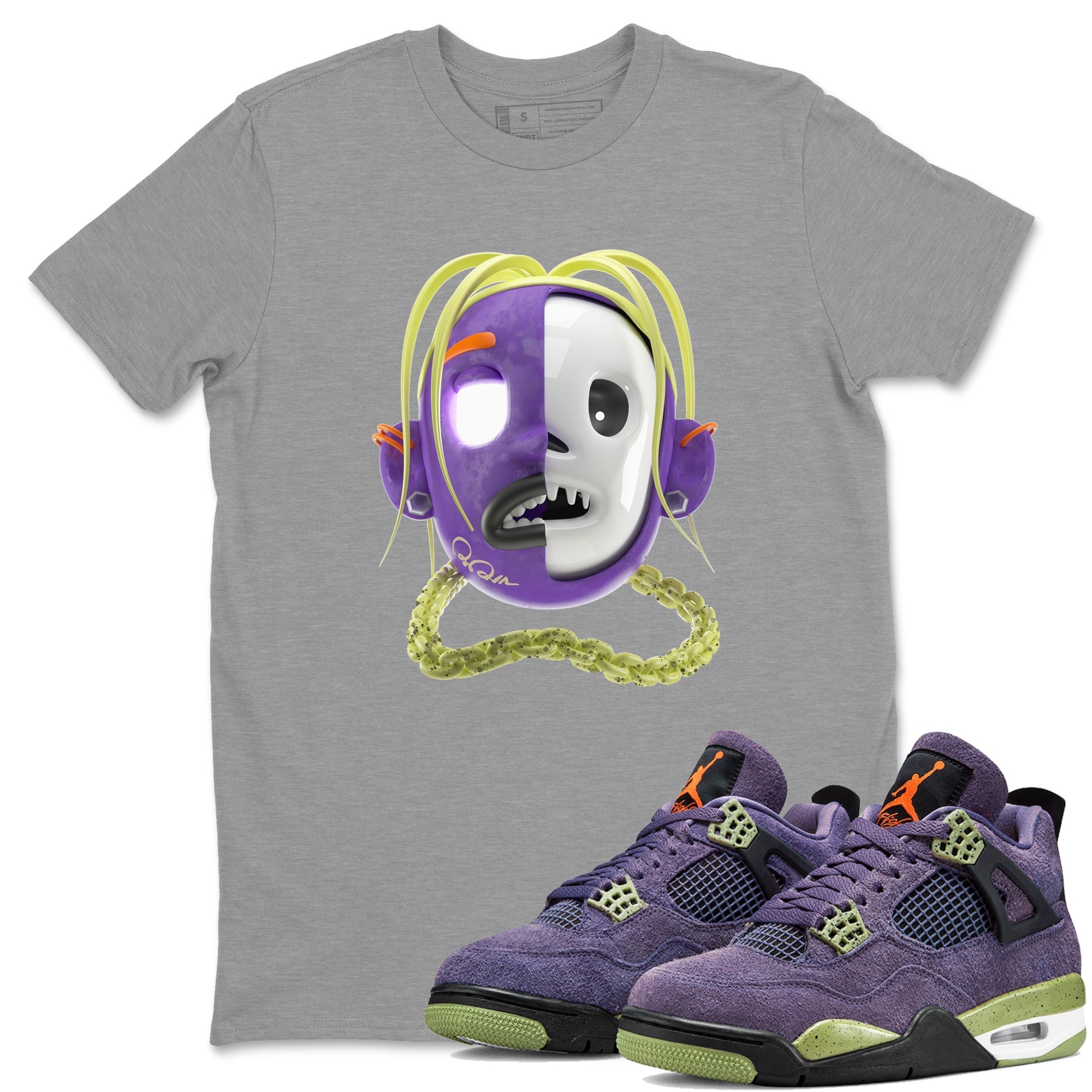 Goosebumps Boy snkmatch Tee - Air Jordan 4 Canyon Purple