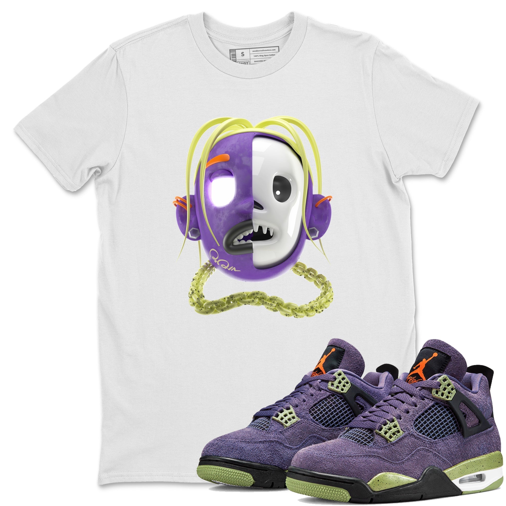 Goosebumps Boy snkmatch Tee - Air Jordan 4 Canyon Purple