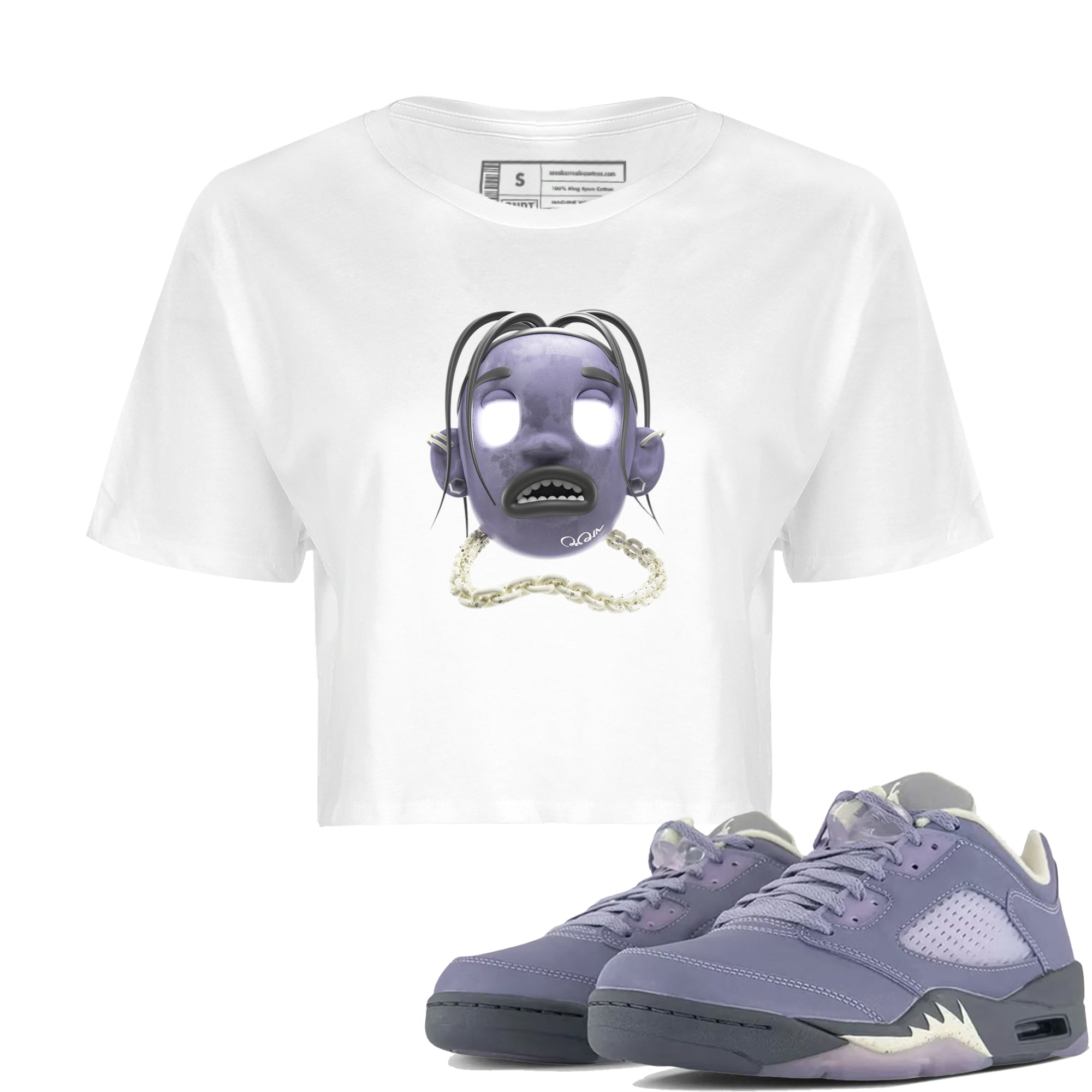 Goosebumps boy Women's Tops - Air Jordan 5 Indigo Haze