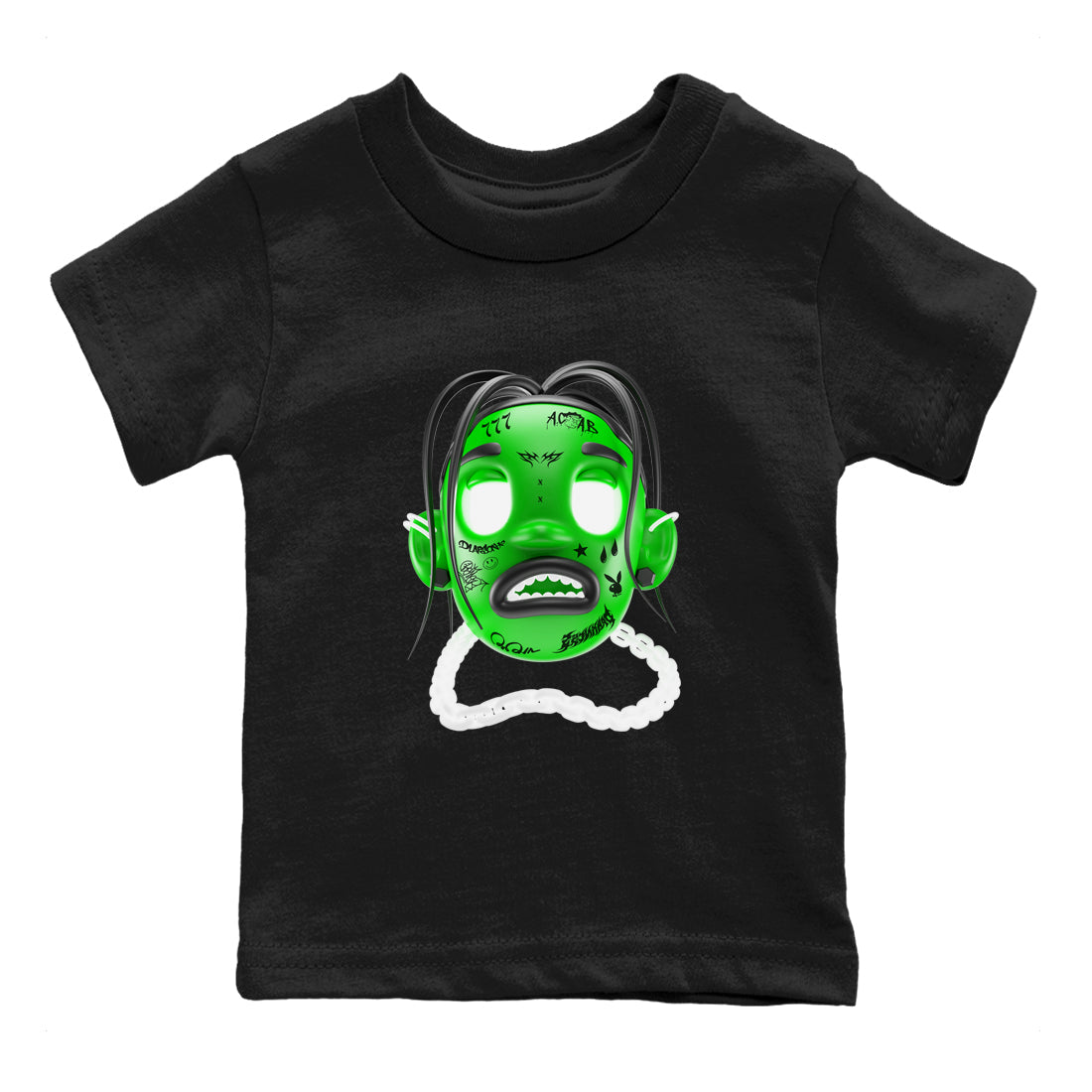 Goosebumps Boy snkmatch Tees Kids - Air Jordan 5 Lucky Green
