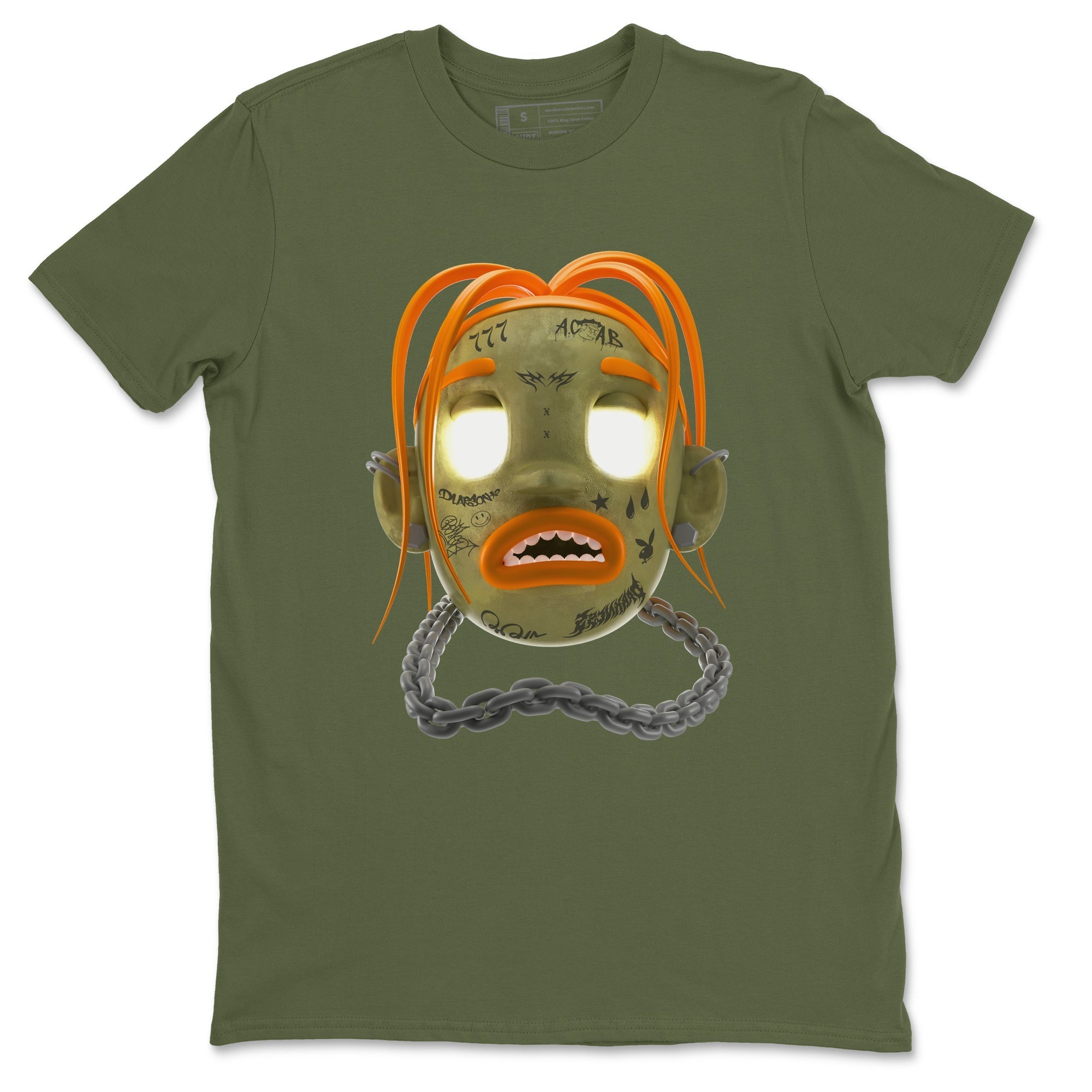 Goosebumps Boy snkmatch Tees - Air Jordan 5 Olive
