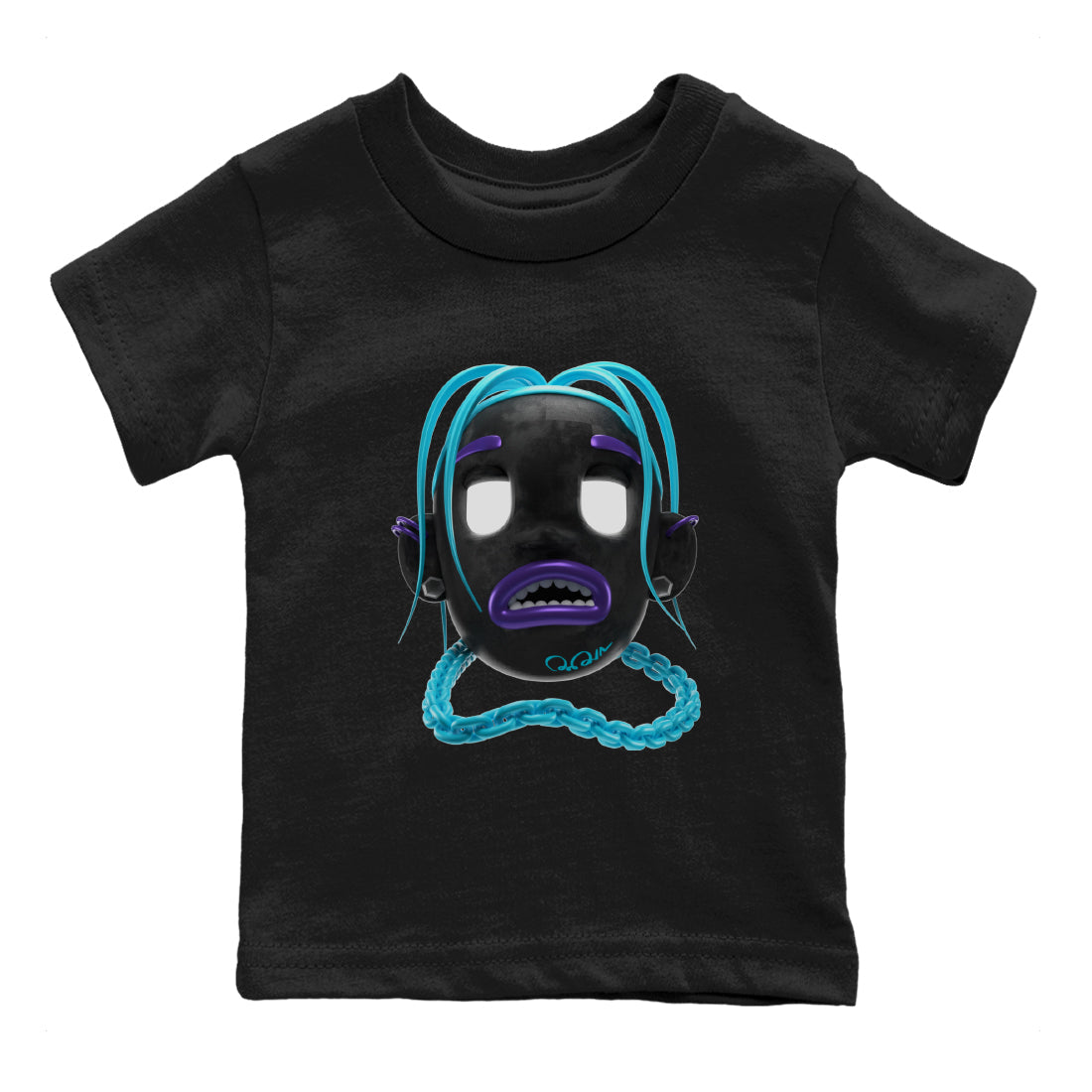 Goosebumps Boy Kids Tops - Air Jordan 6 Aqua