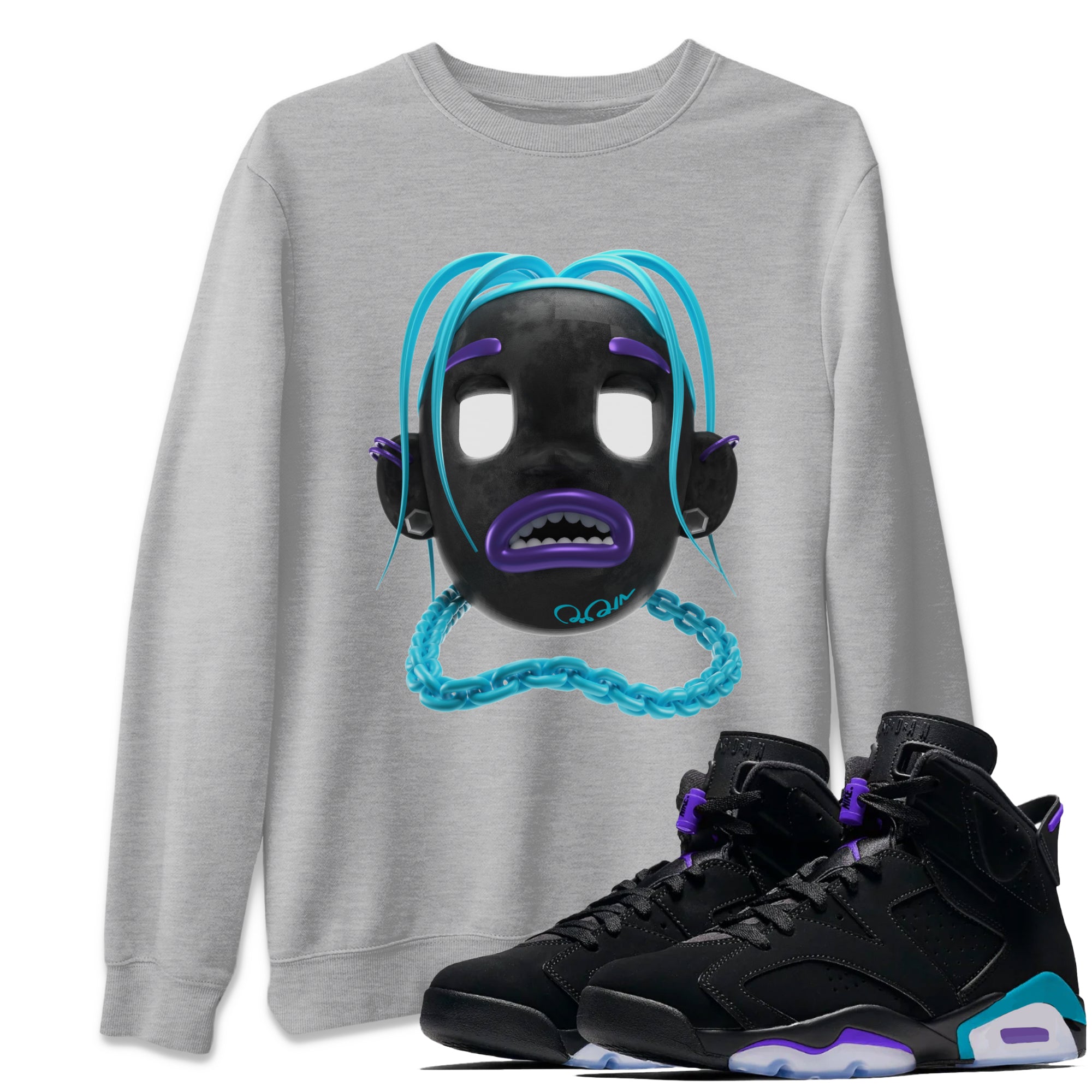 Goosebumps Boy Unisex Tops - Air Jordan 6 Aqua
