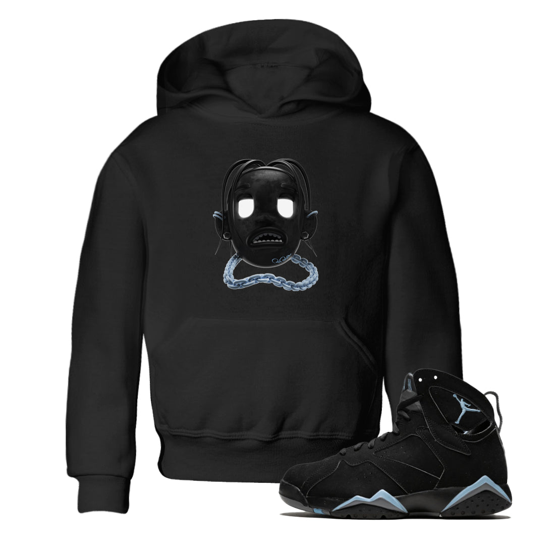 Goosebumps Boy Kids Tops - Air Jordan 7 Chambray
