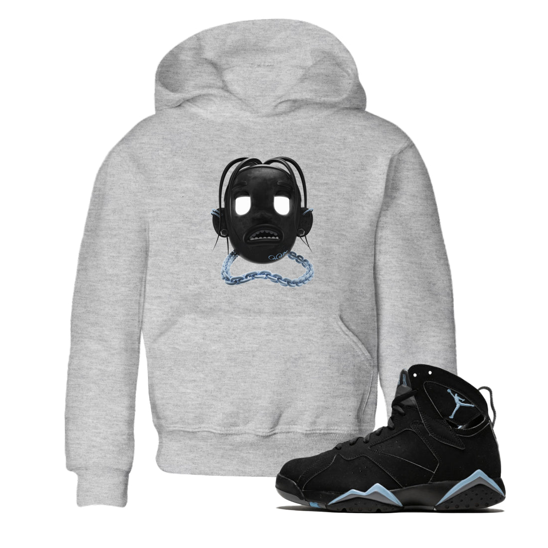 Goosebumps Boy Kids Tops - Air Jordan 7 Chambray