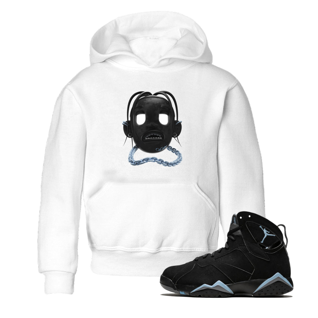 Goosebumps Boy Kids Tops - Air Jordan 7 Chambray