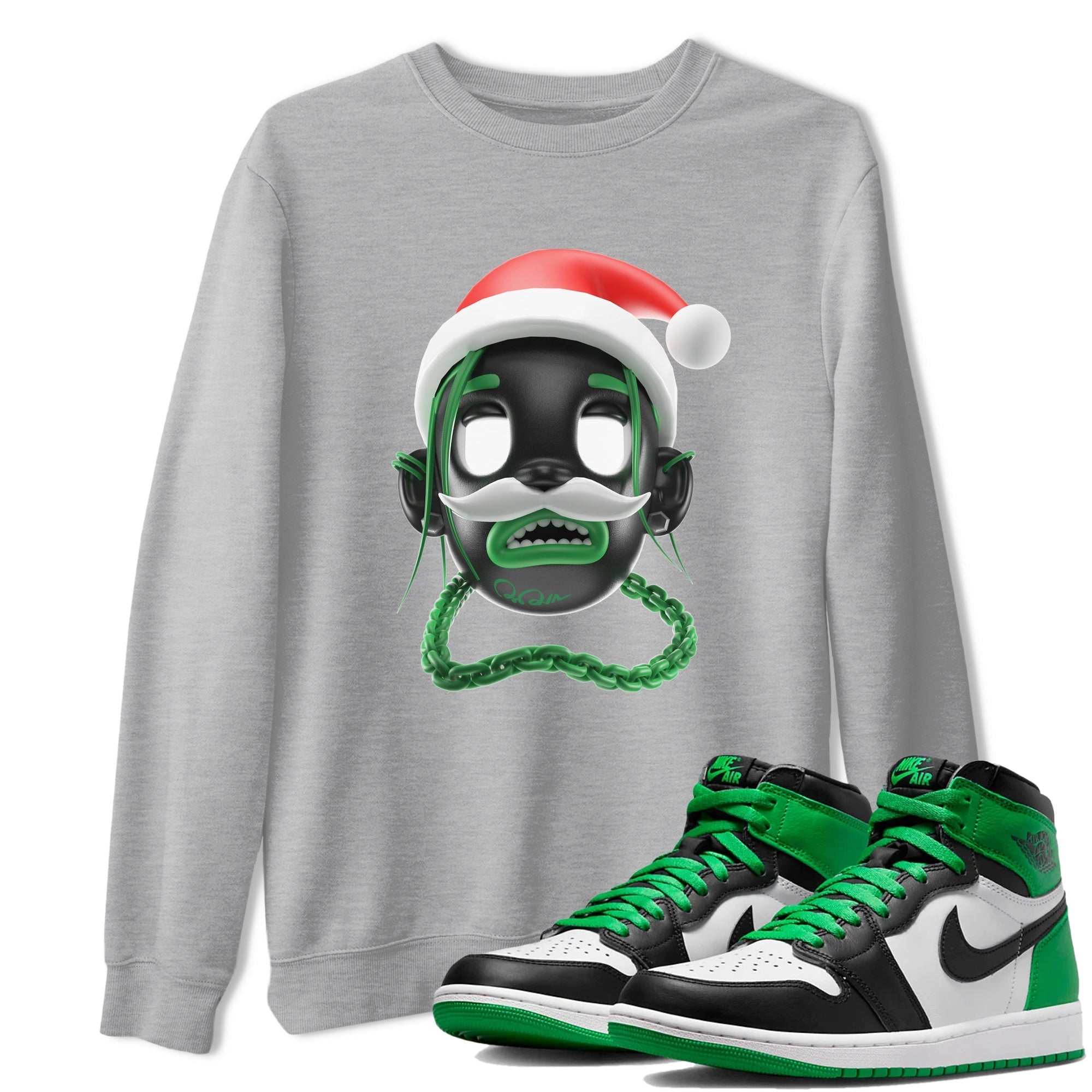 Goosebumps Boy Christmas Edition snkmatch Tee - Air Jordan 1 Celtics