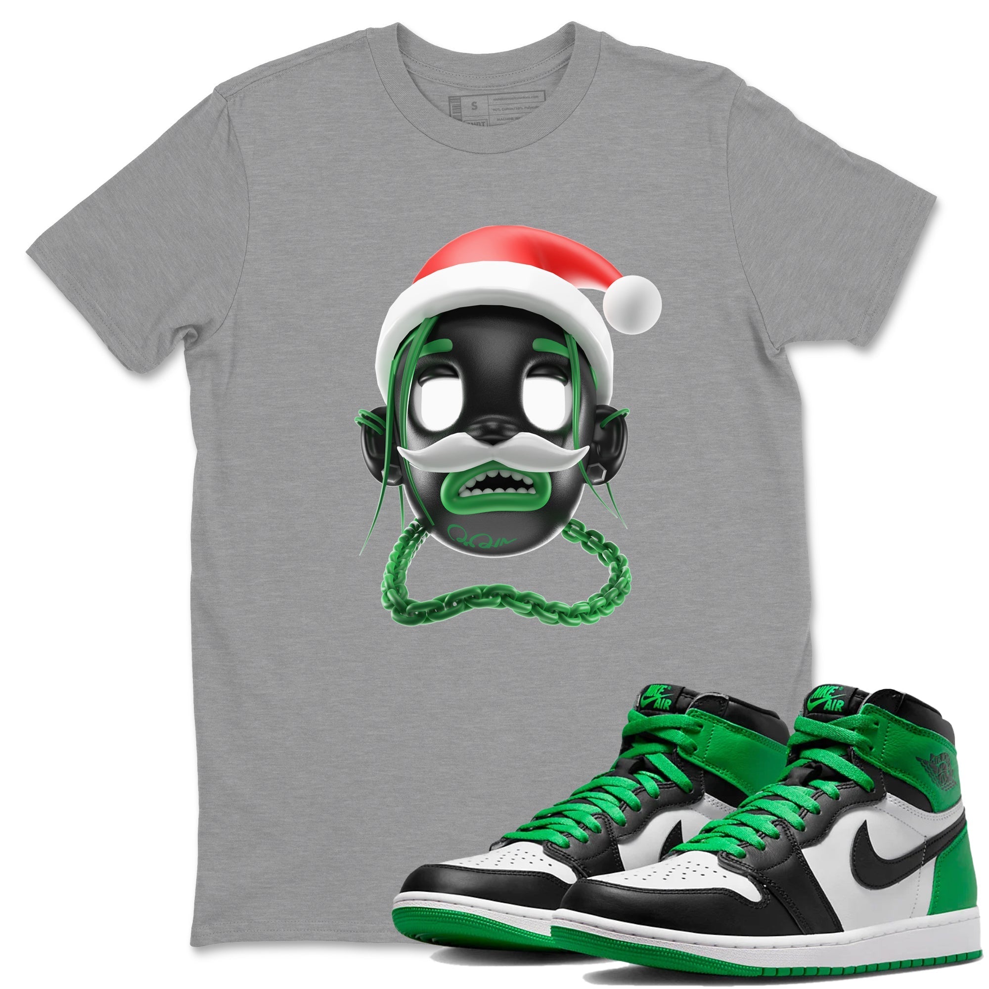 Goosebumps Boy Christmas Edition snkmatch Tee - Air Jordan 1 Celtics