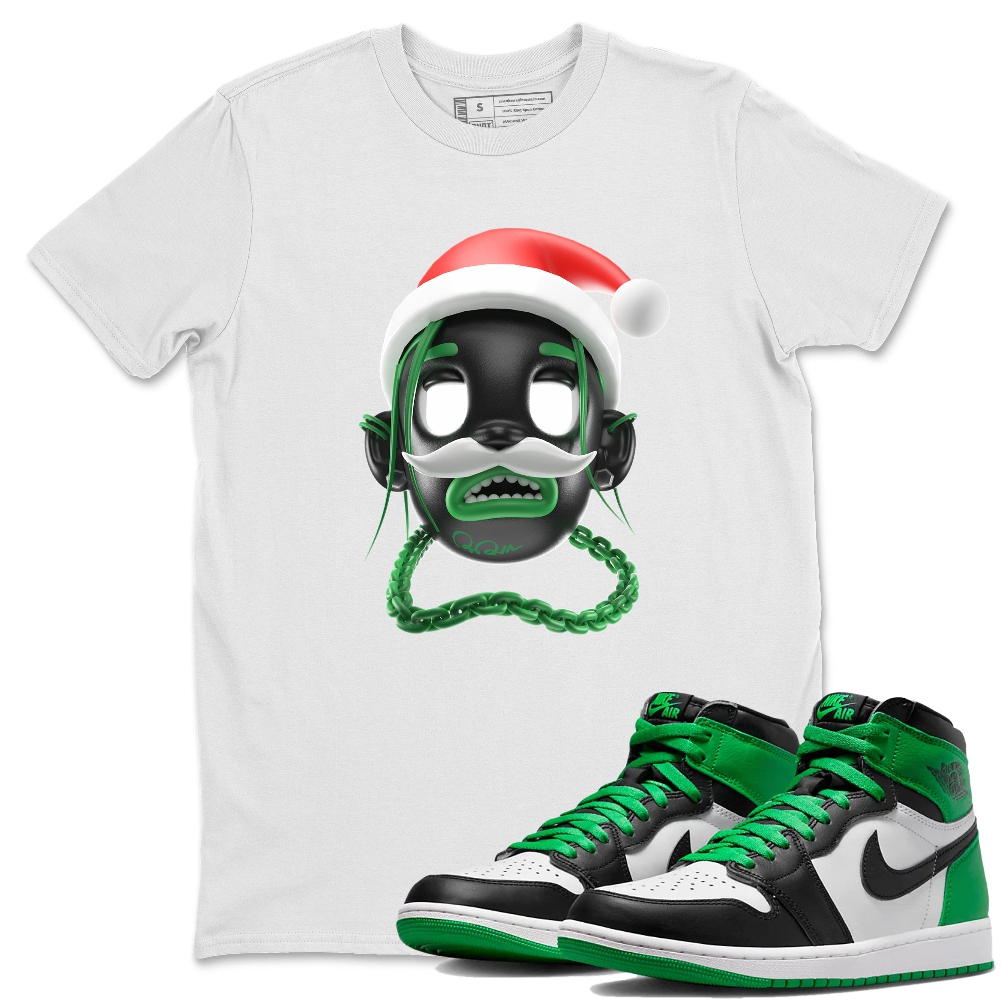Goosebumps Boy Christmas Edition snkmatch Tee - Air Jordan 1 Celtics