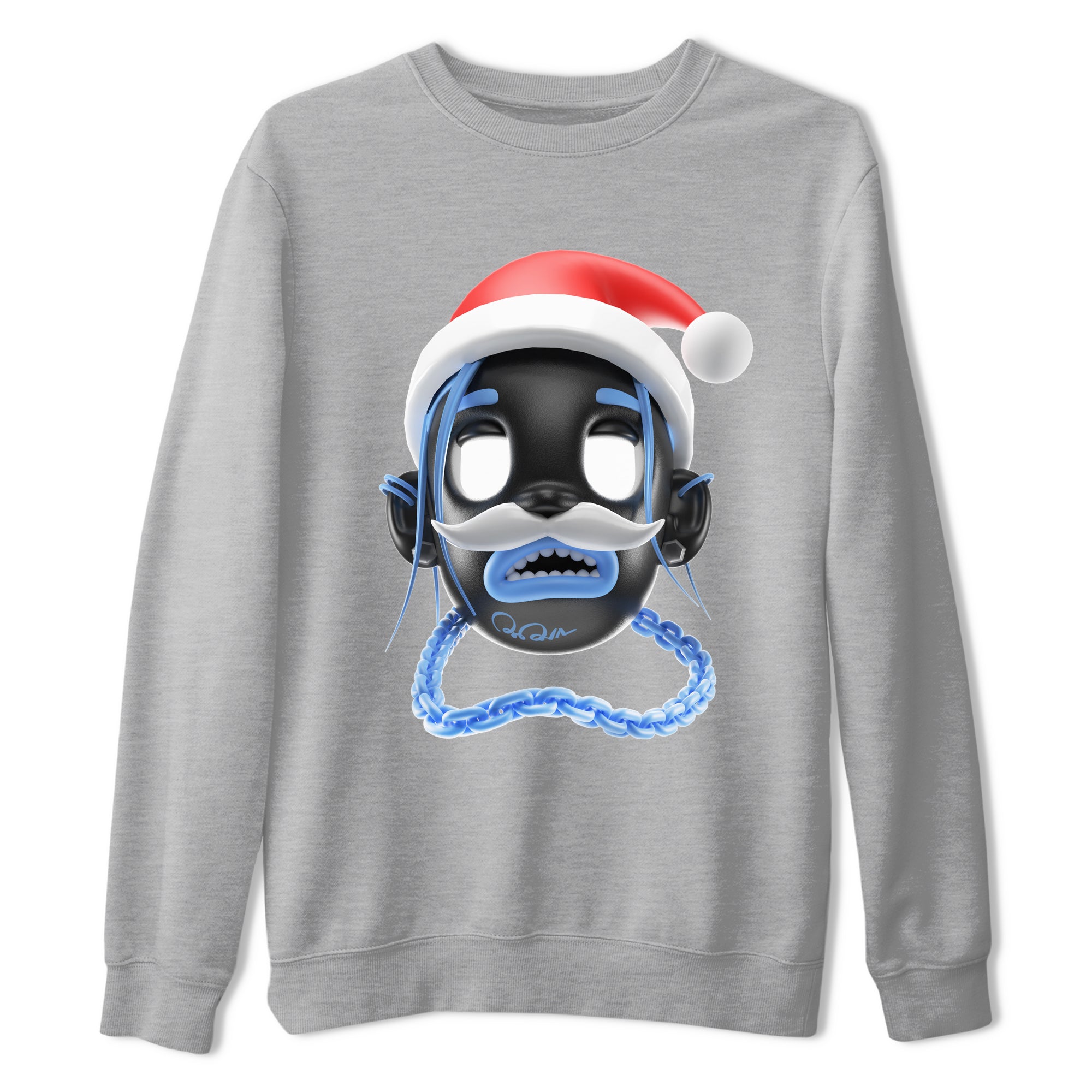 Goosebumps Boy Christmas Edition snkmatch Tee - Air Jordan 1 UNC Toe