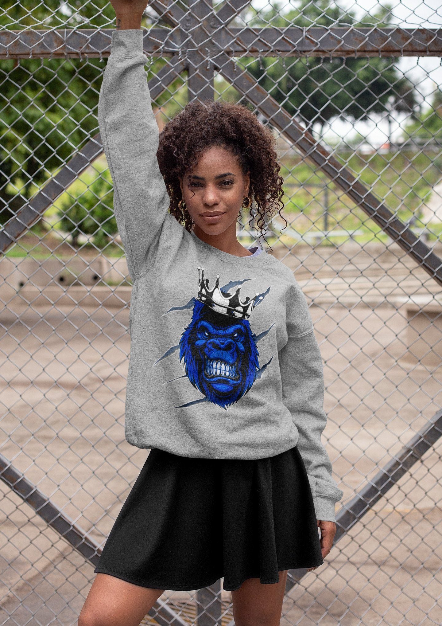 Gorilla Unisex Tops - Air Jordan 3 Racer Blue
